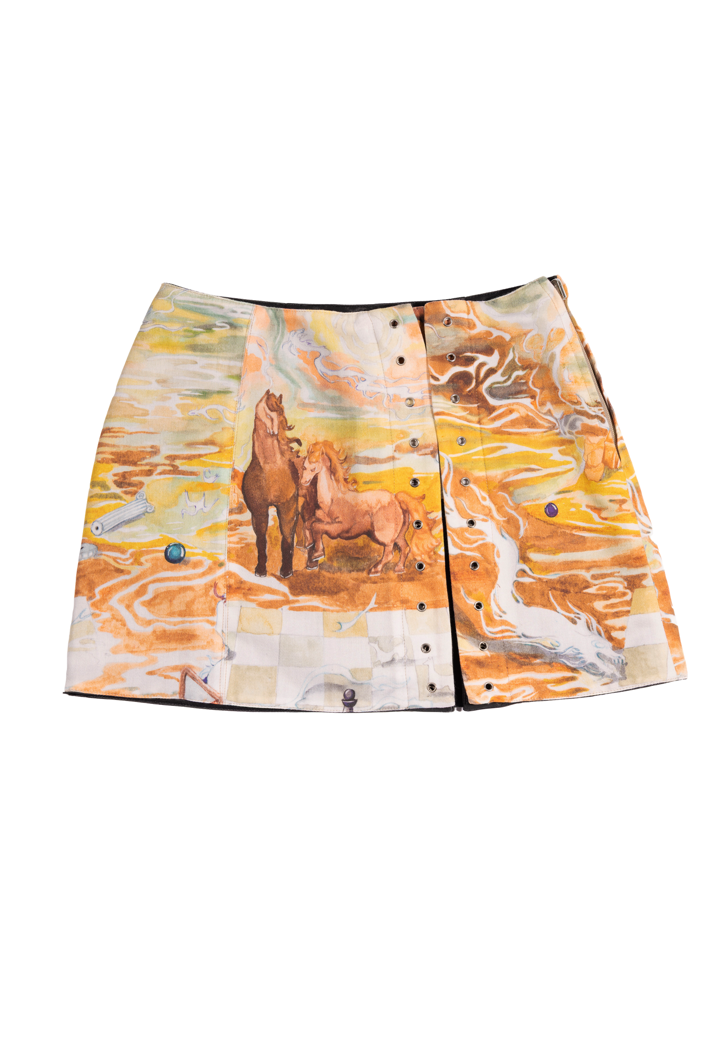 Horses mini skirt