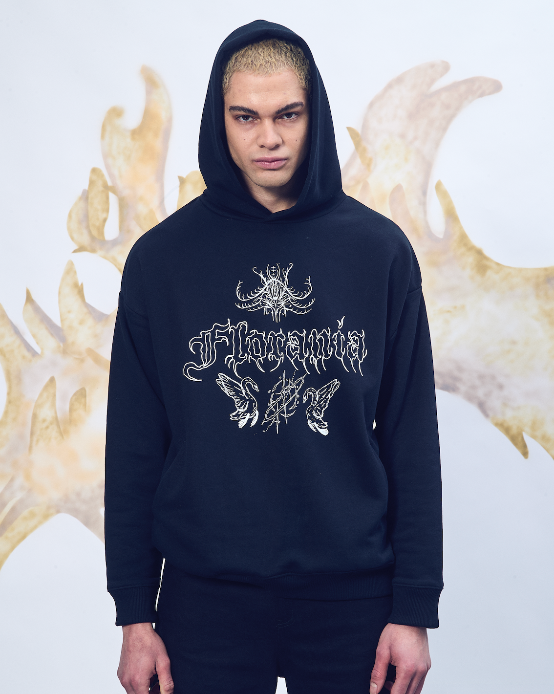 Alchemy organic printed hoodie