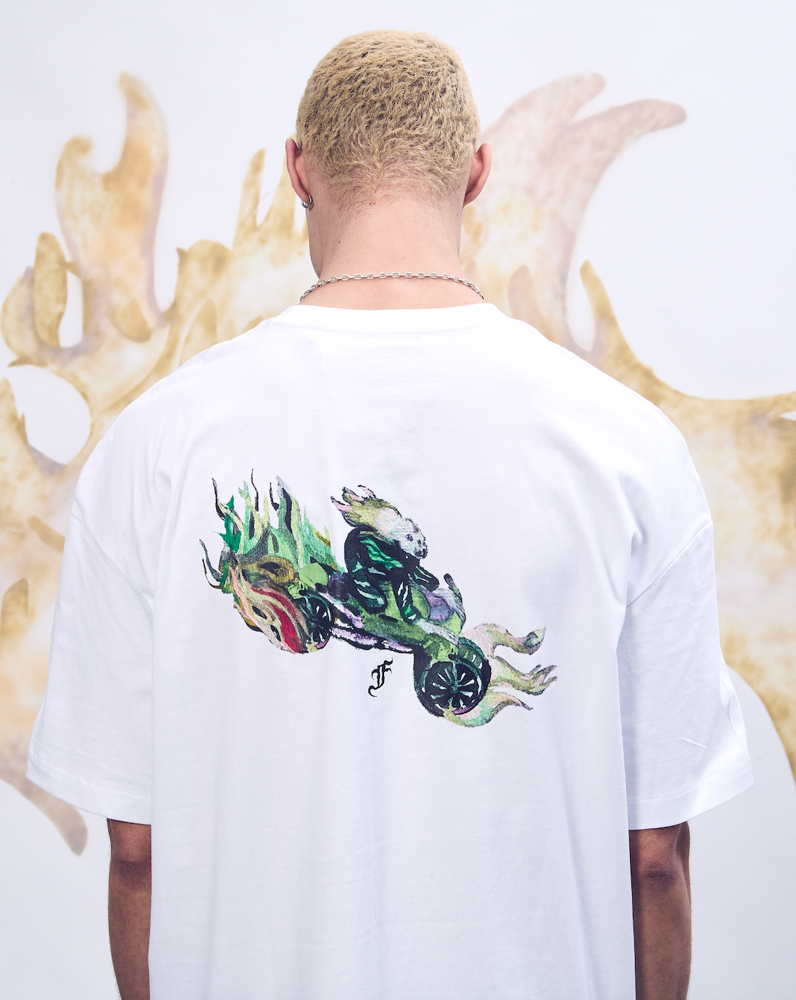Metal rider organic t-shirt