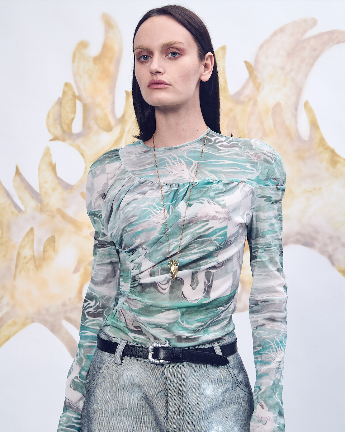 Golden Amphora necklace - belt