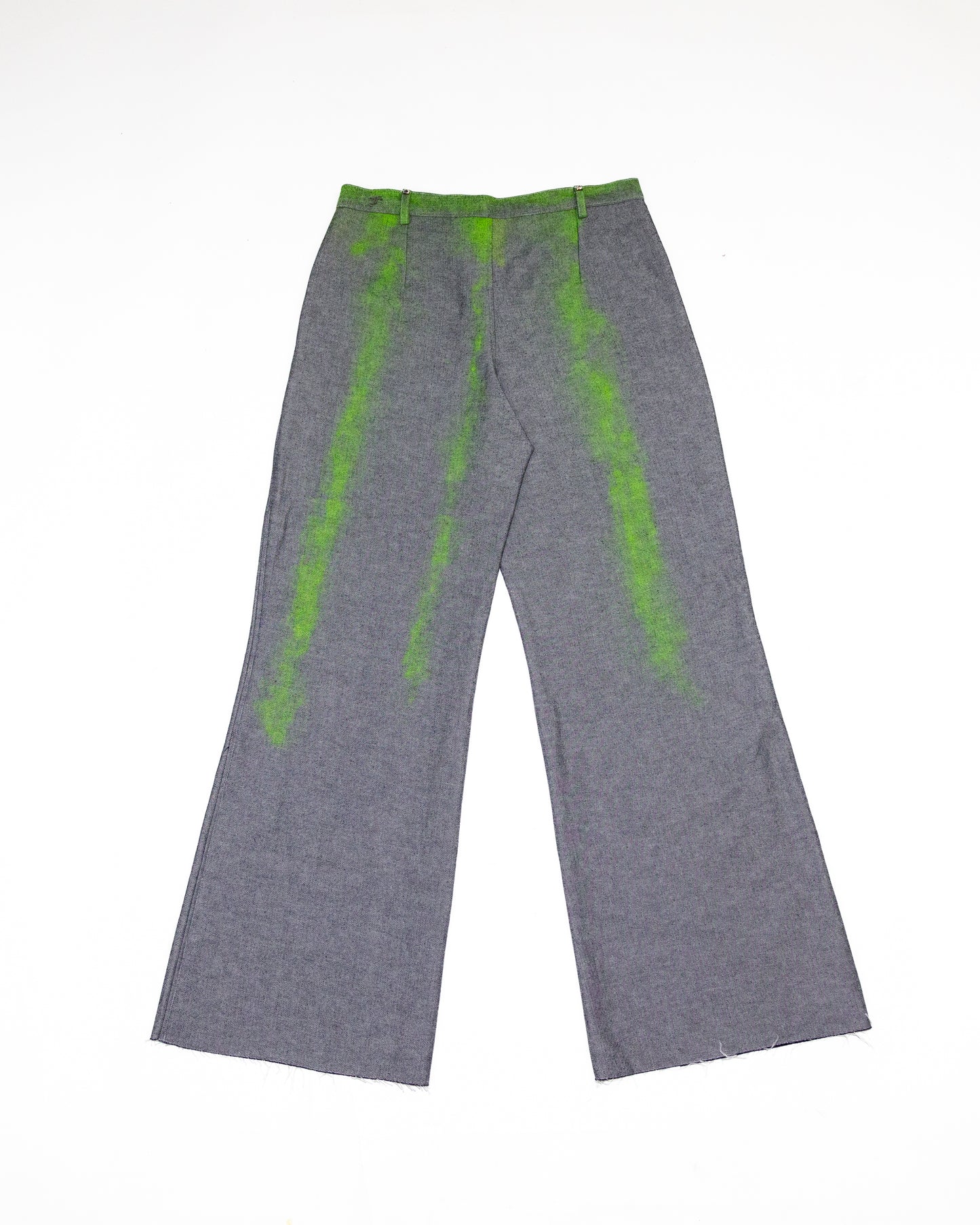 Green shadows jeans