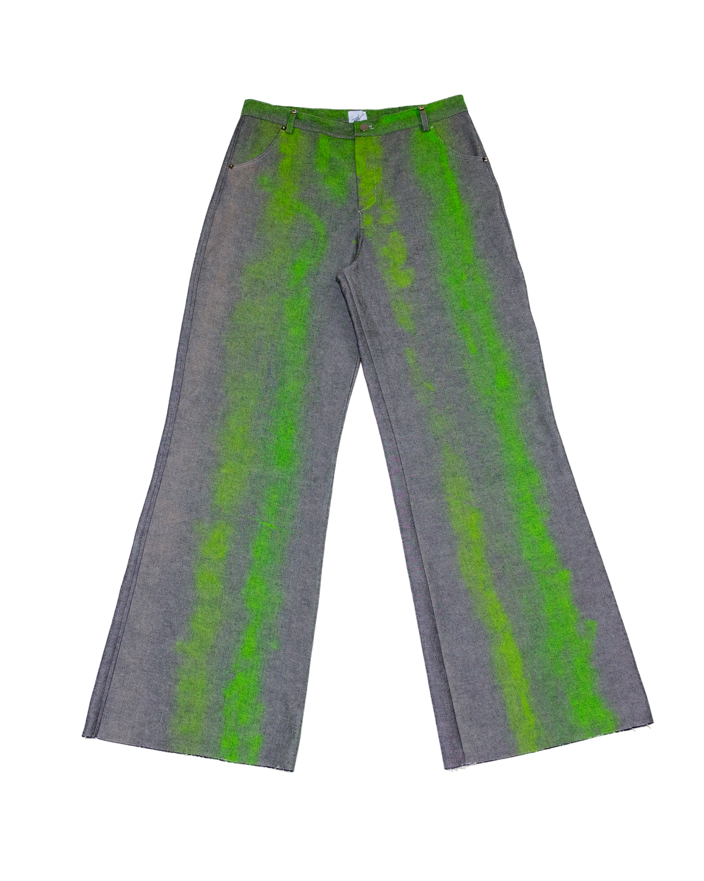 Green shadows jeans