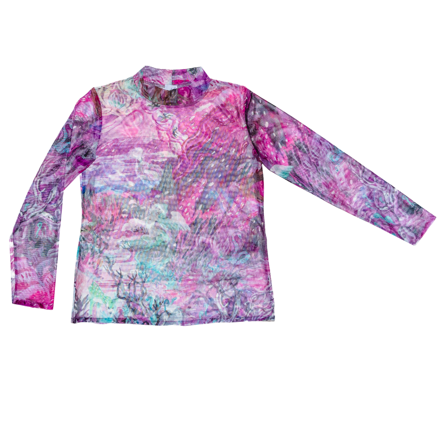 Tight fit mesh printed top