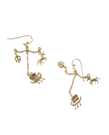 Golden Boat earrings