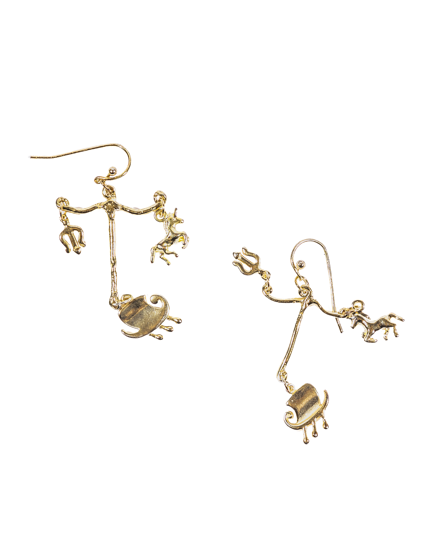 Golden Boat earrings