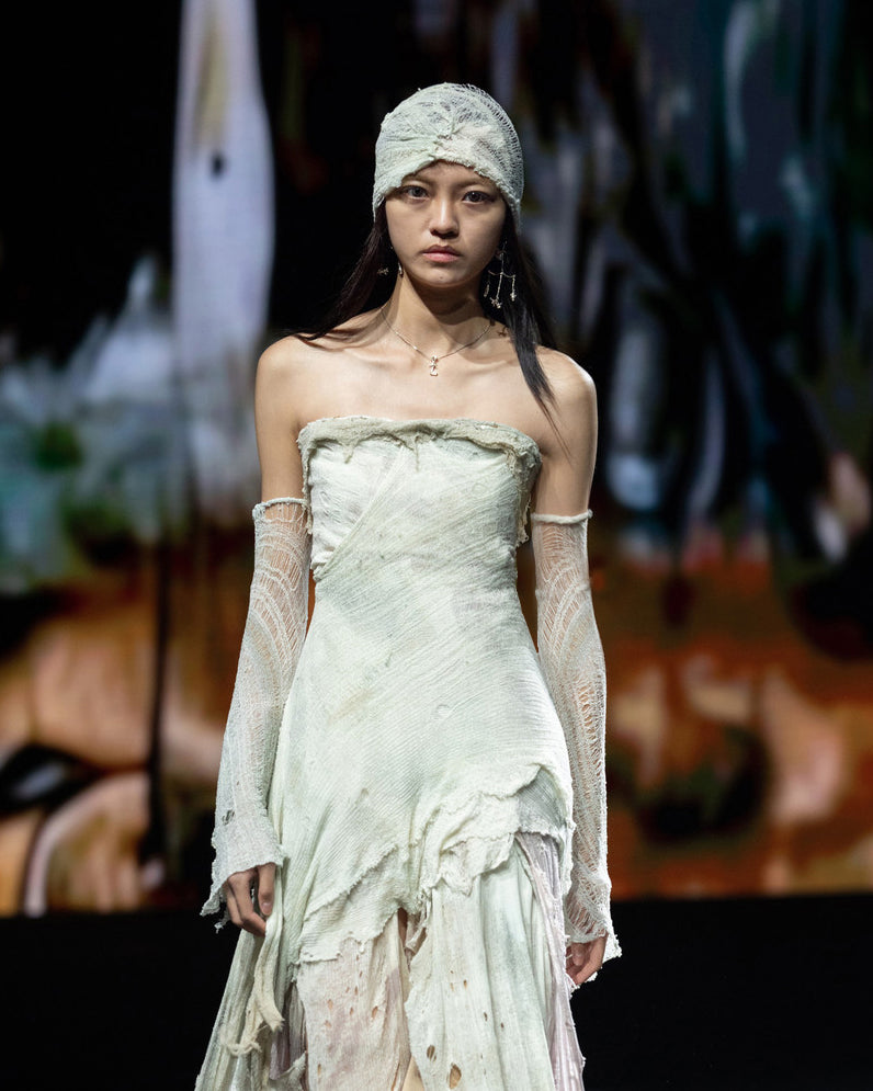 Silver Amulets single earring