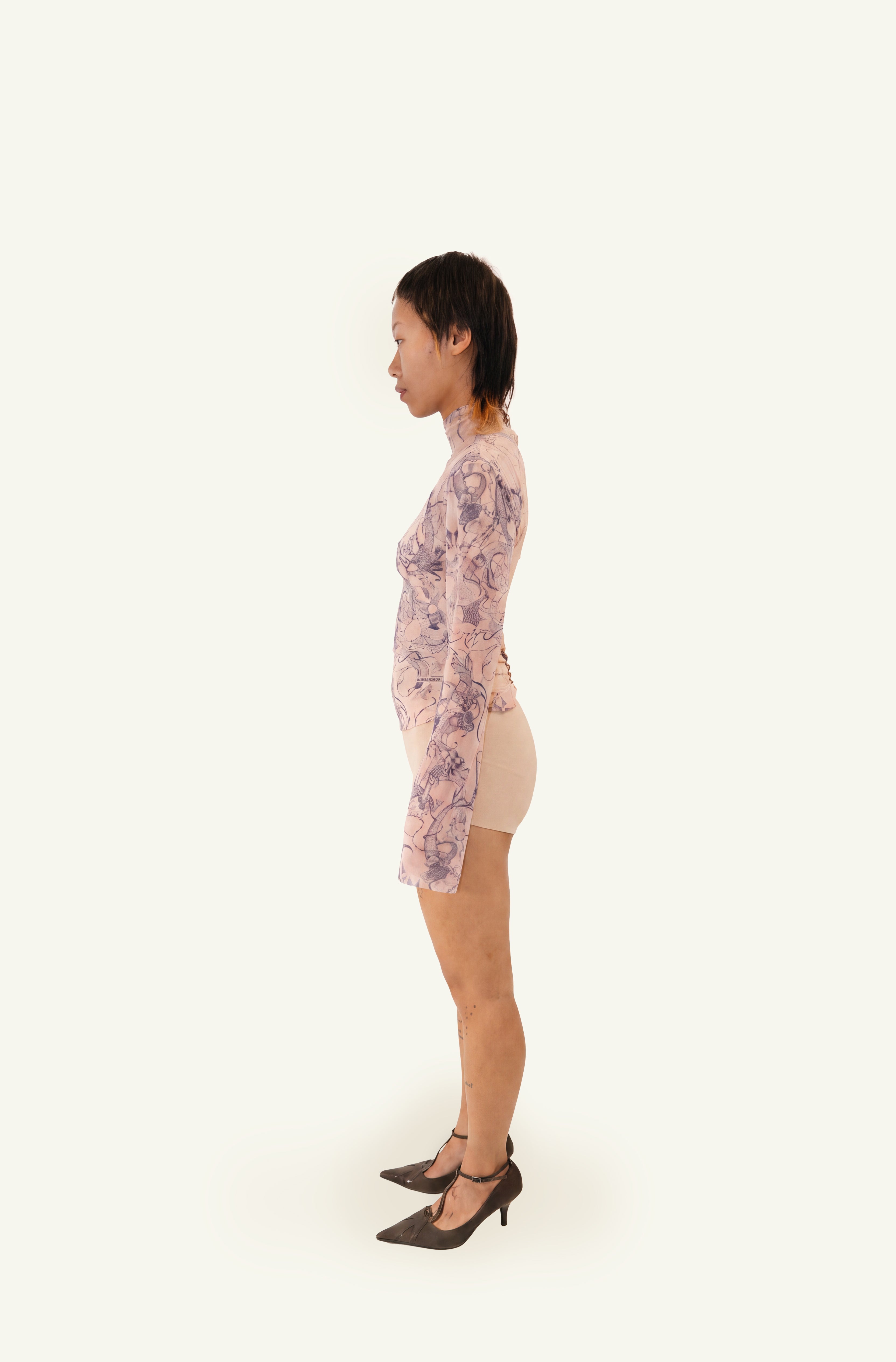 Tattoos backless top