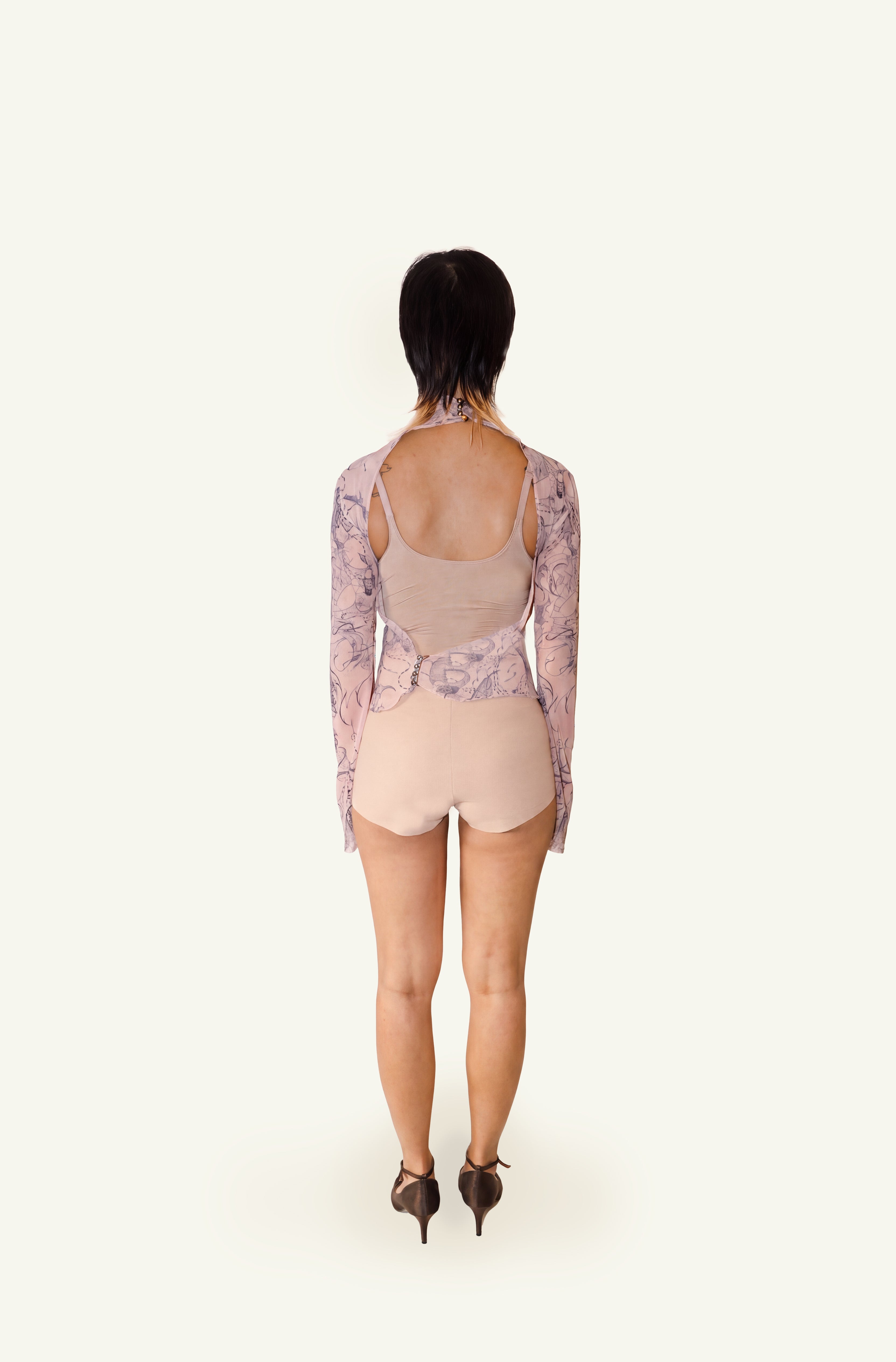 Tattoos backless top