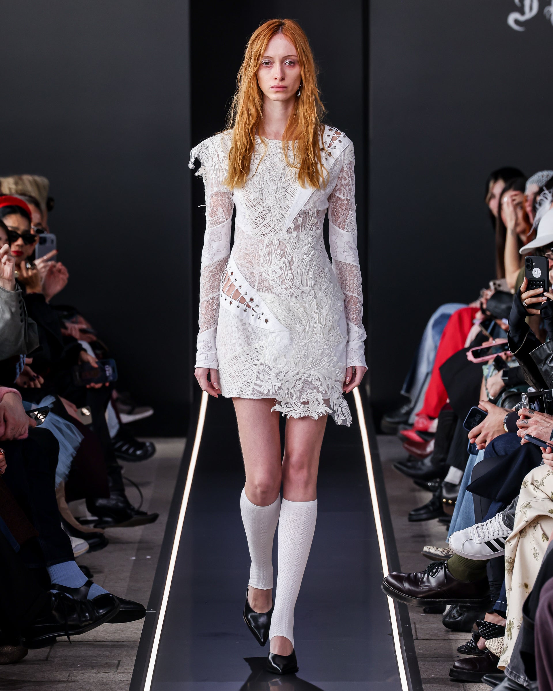 Lily white lace dress