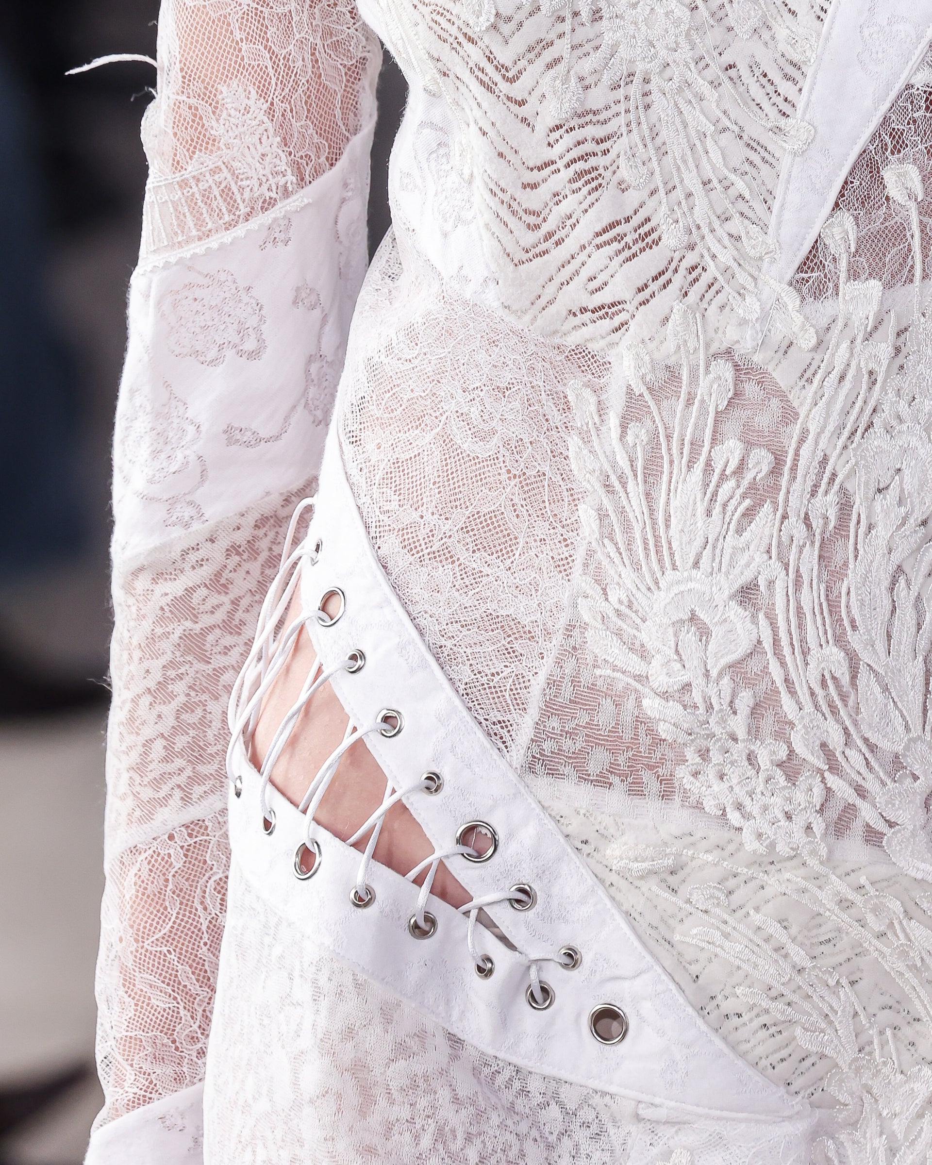 Lily white lace dress