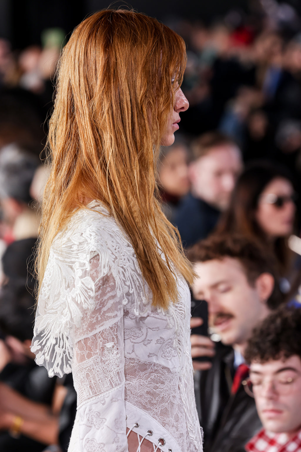 Lily white lace dress