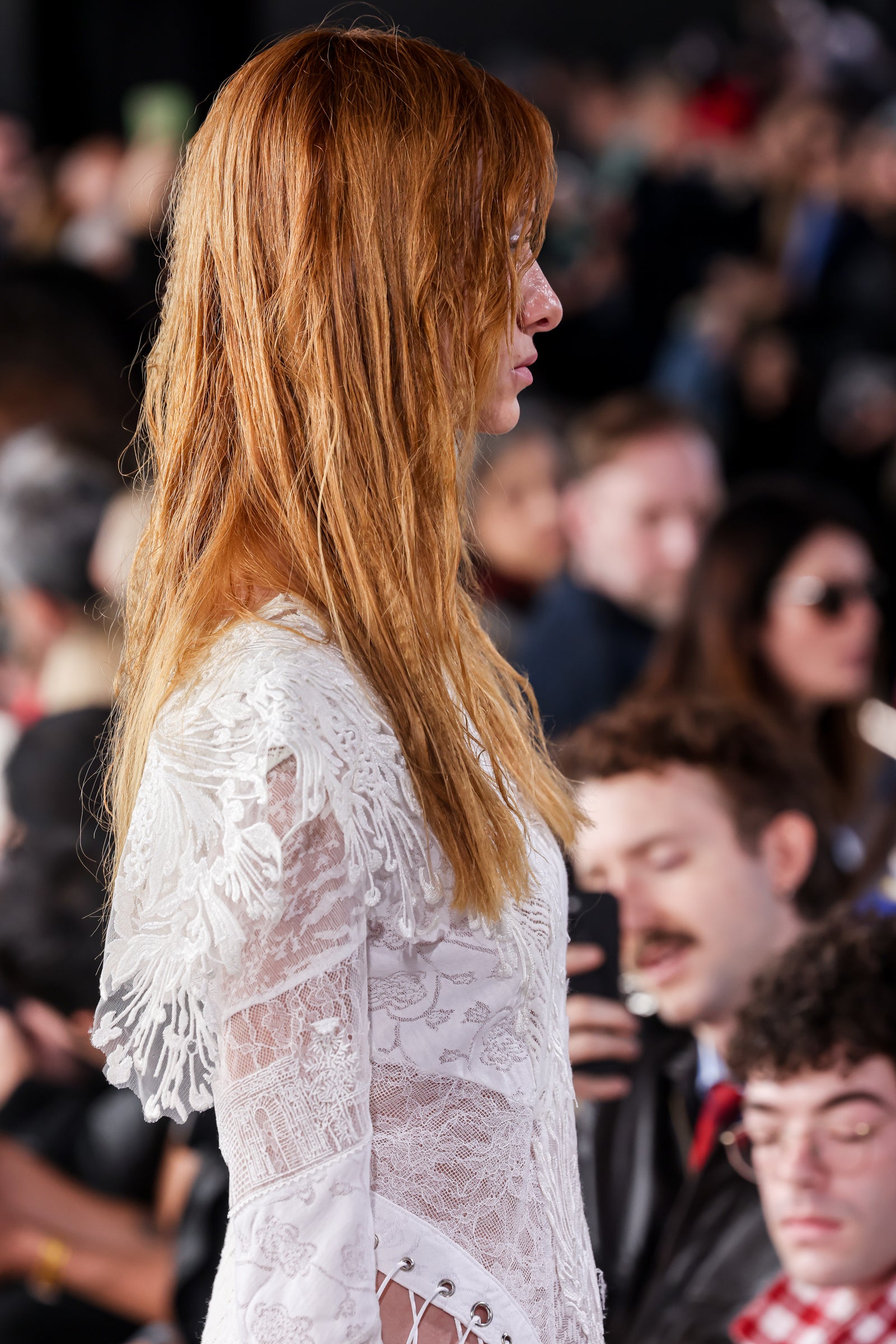 Lily white lace dress