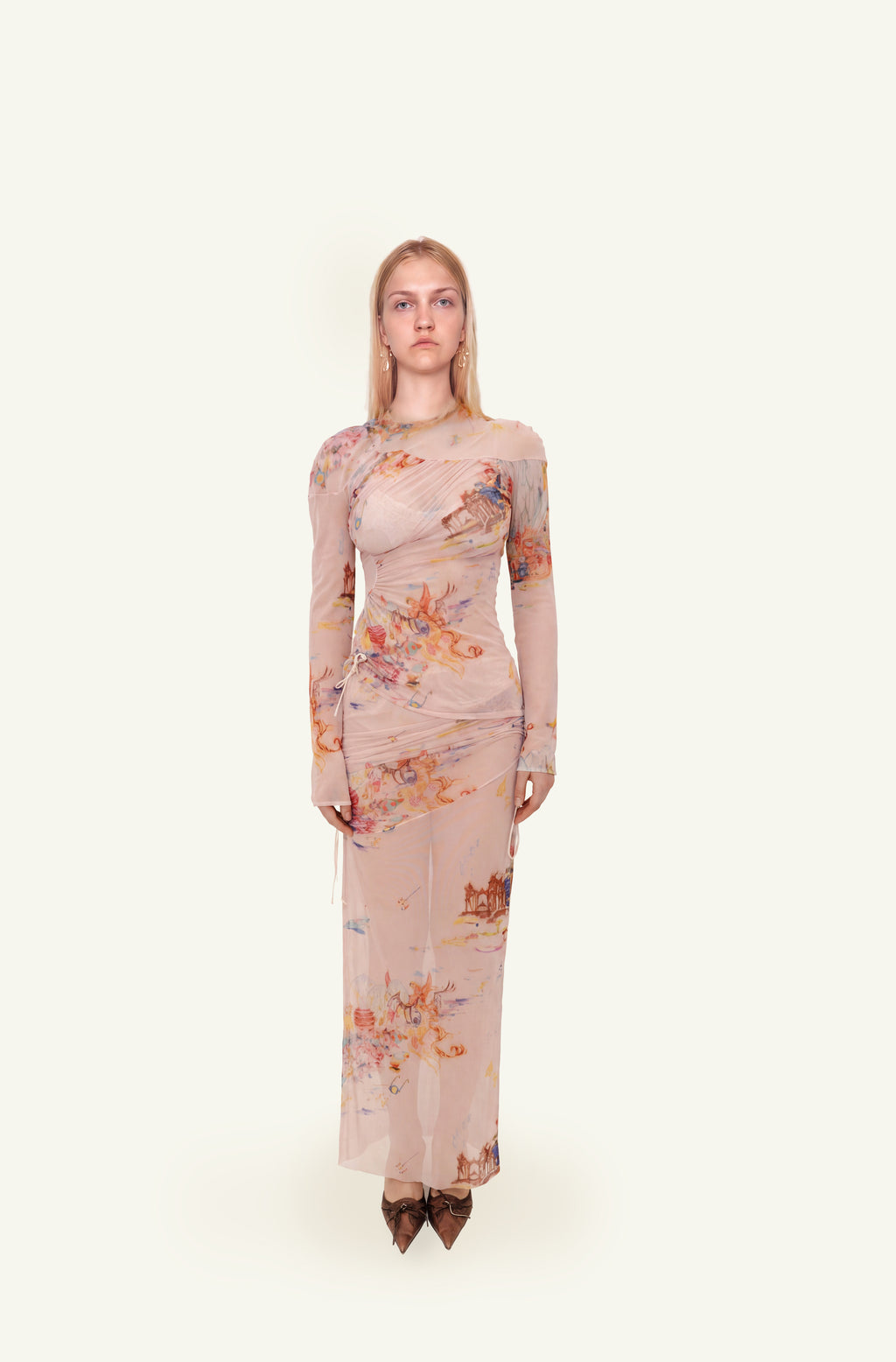 Sheer '70s si-fi skirt