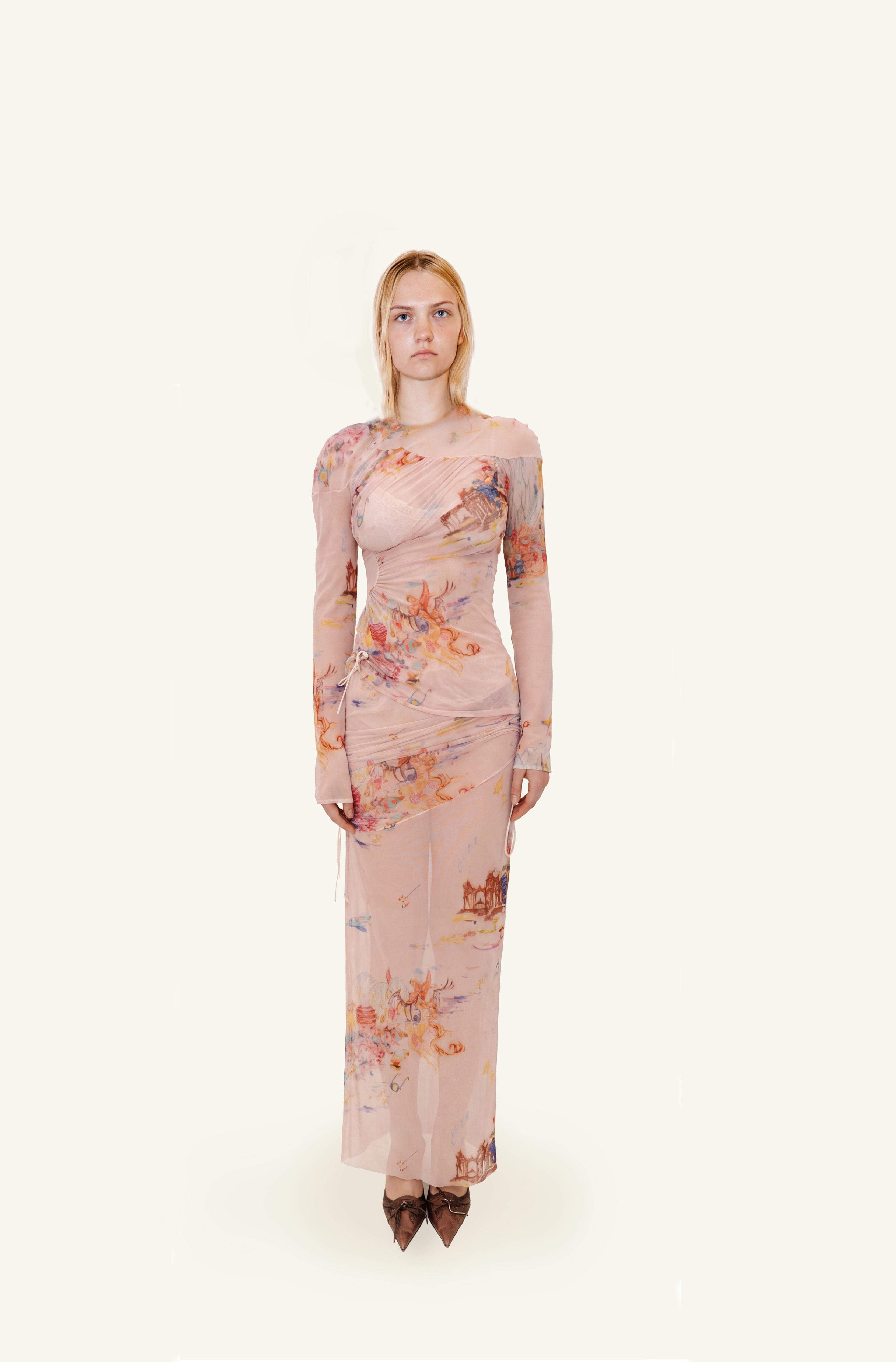 Sheer '70s si-fi skirt
