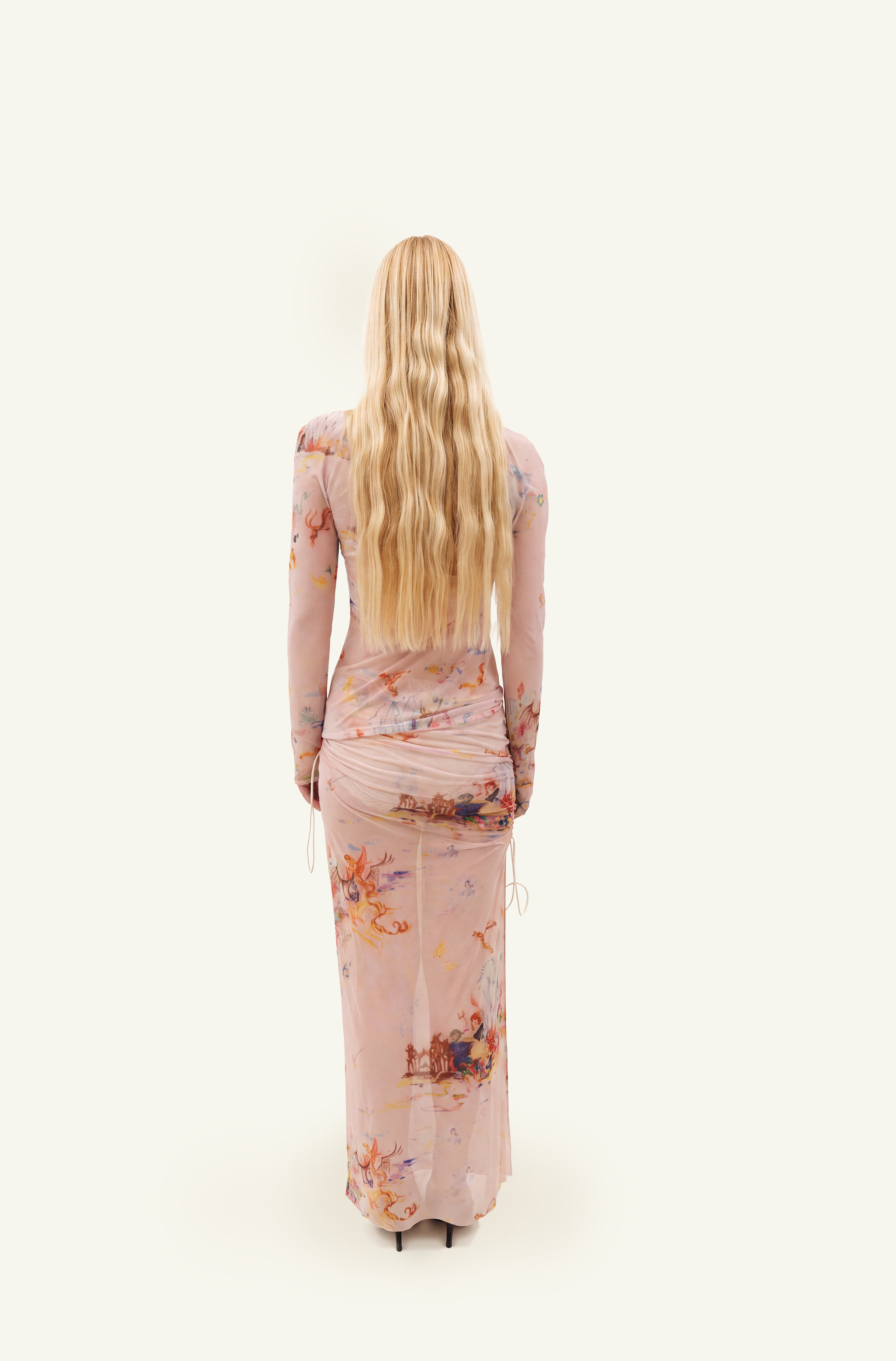 Sheer '70s si-fi skirt