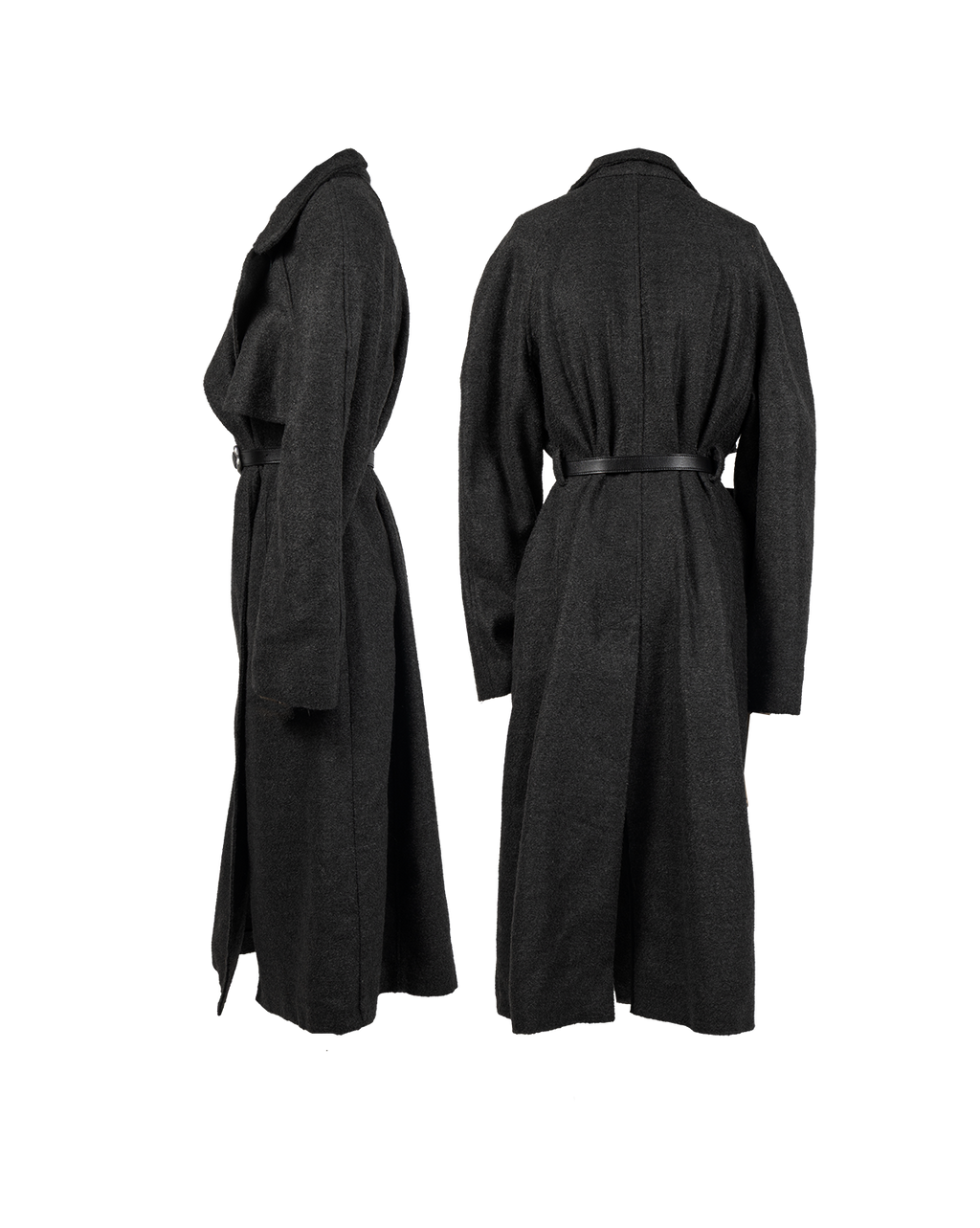 Oversize cachemire armour coat