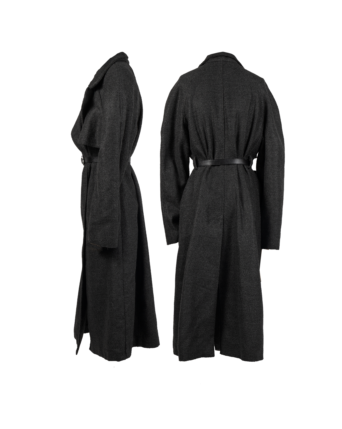 Oversize cachemire armour coat