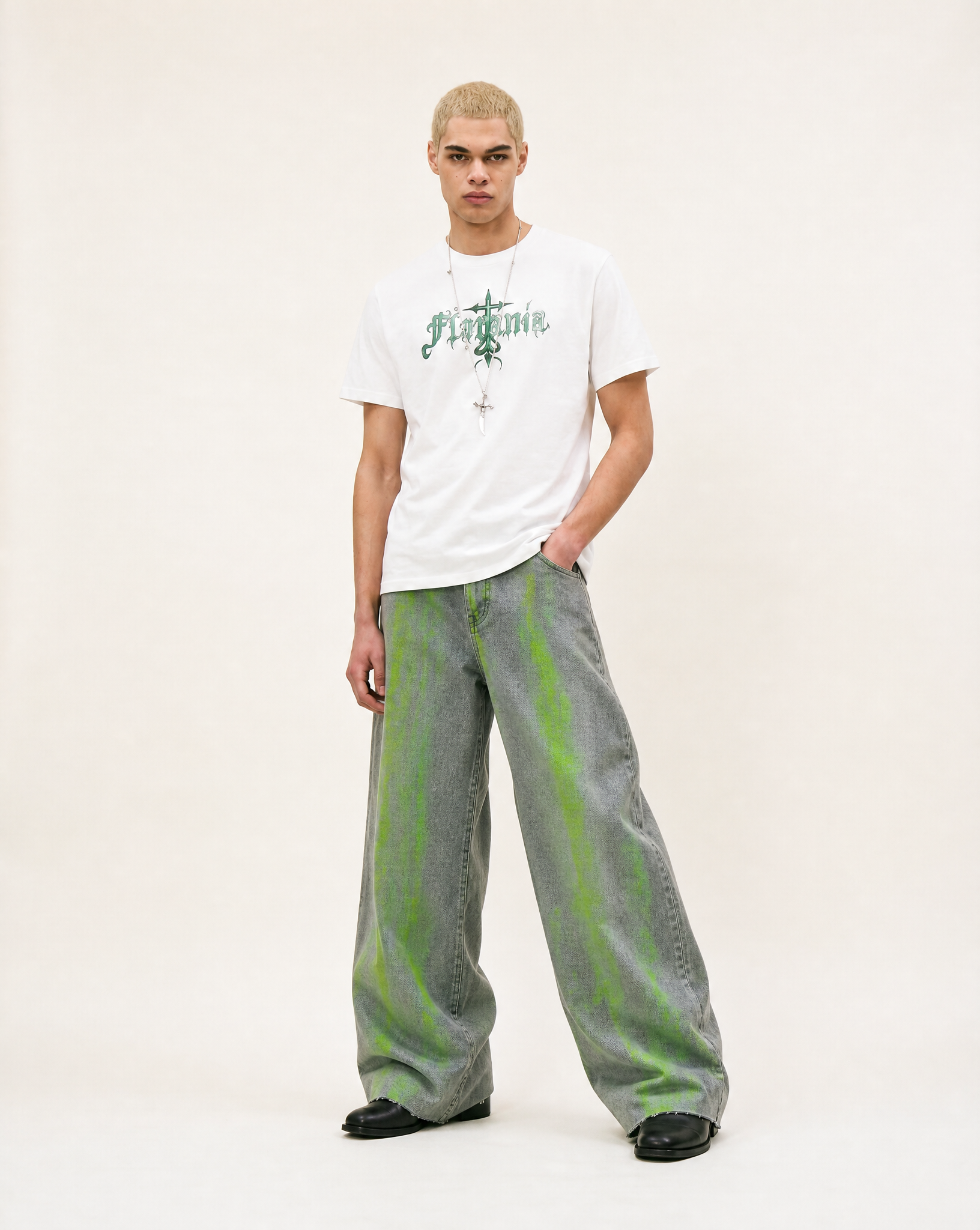 Green Shadows jeans