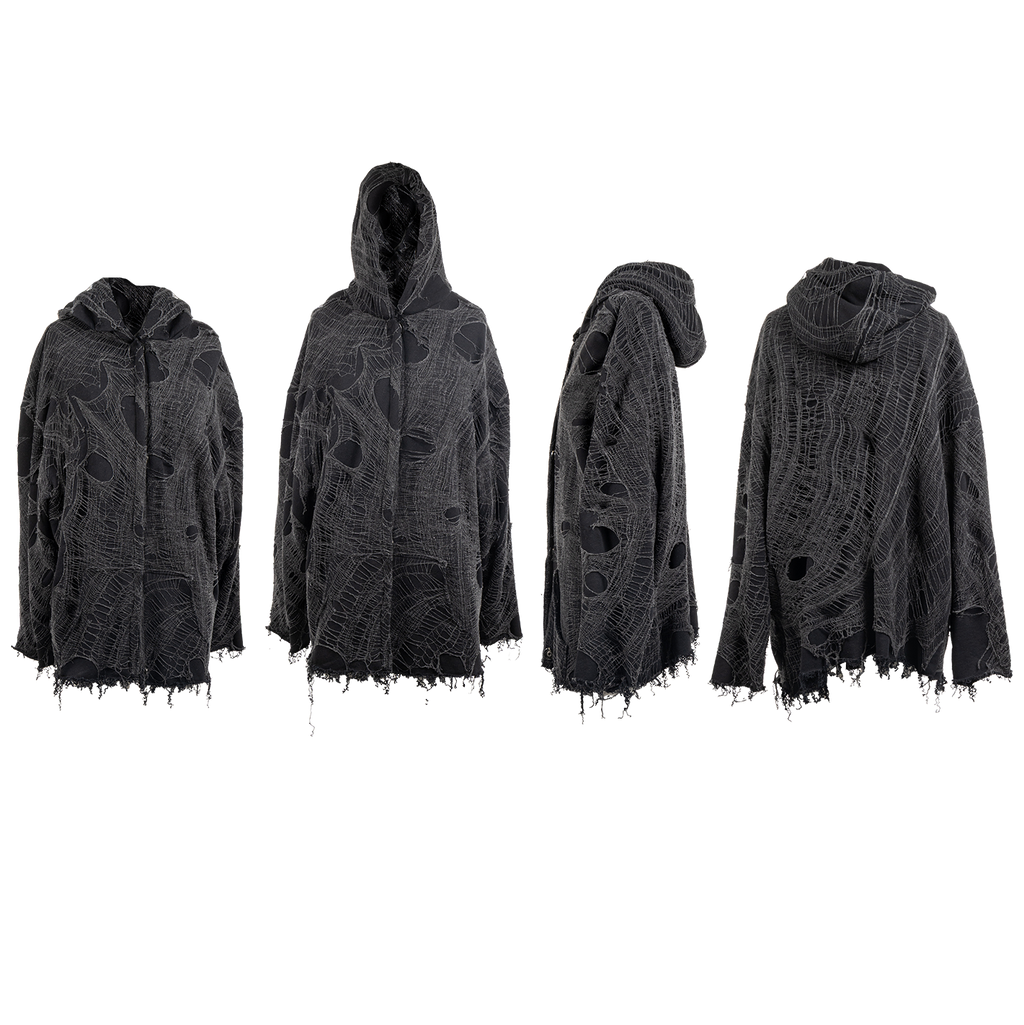 Stratigrafia draped knit coat