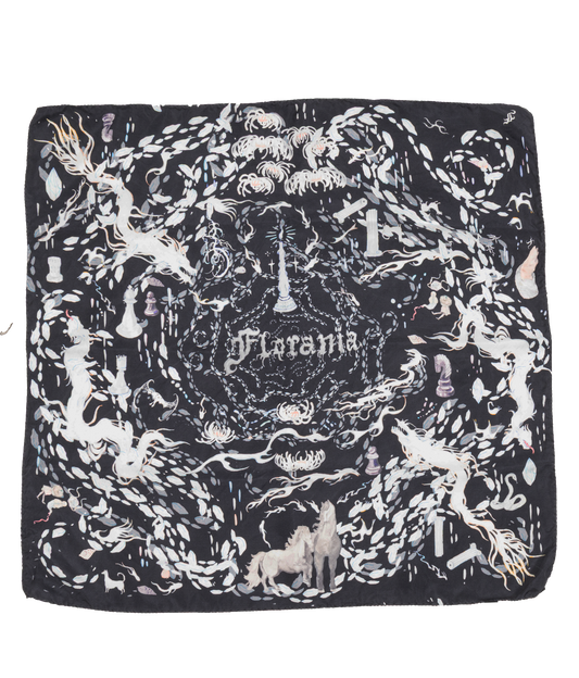Tattoos organic silk foulard