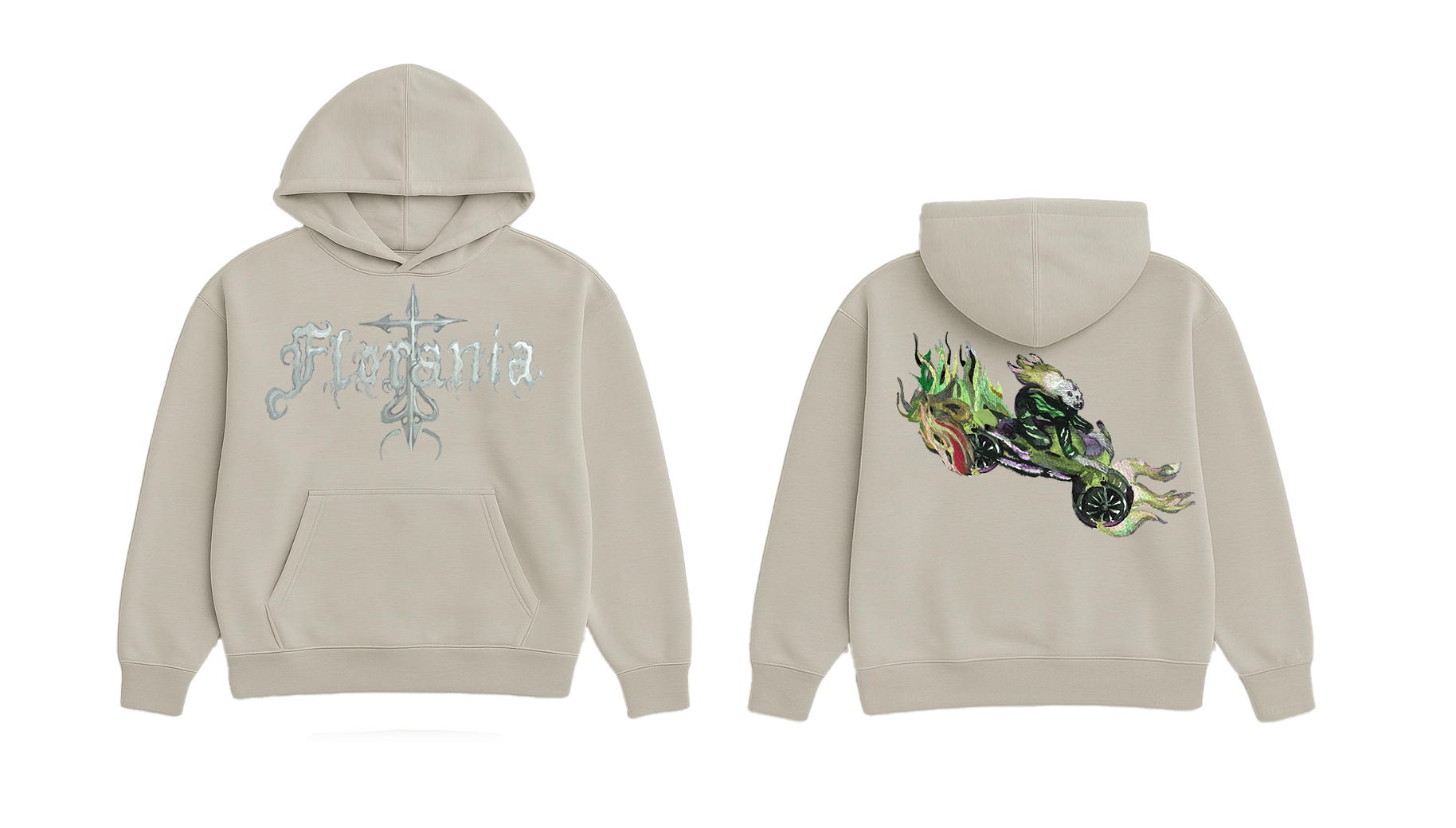 Hell Rider organic cotton hoodie