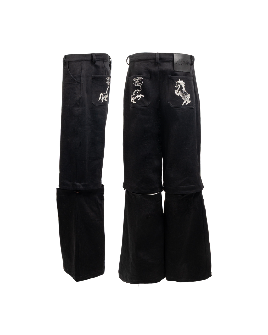 Detachable leg 'Alchemy' trousers