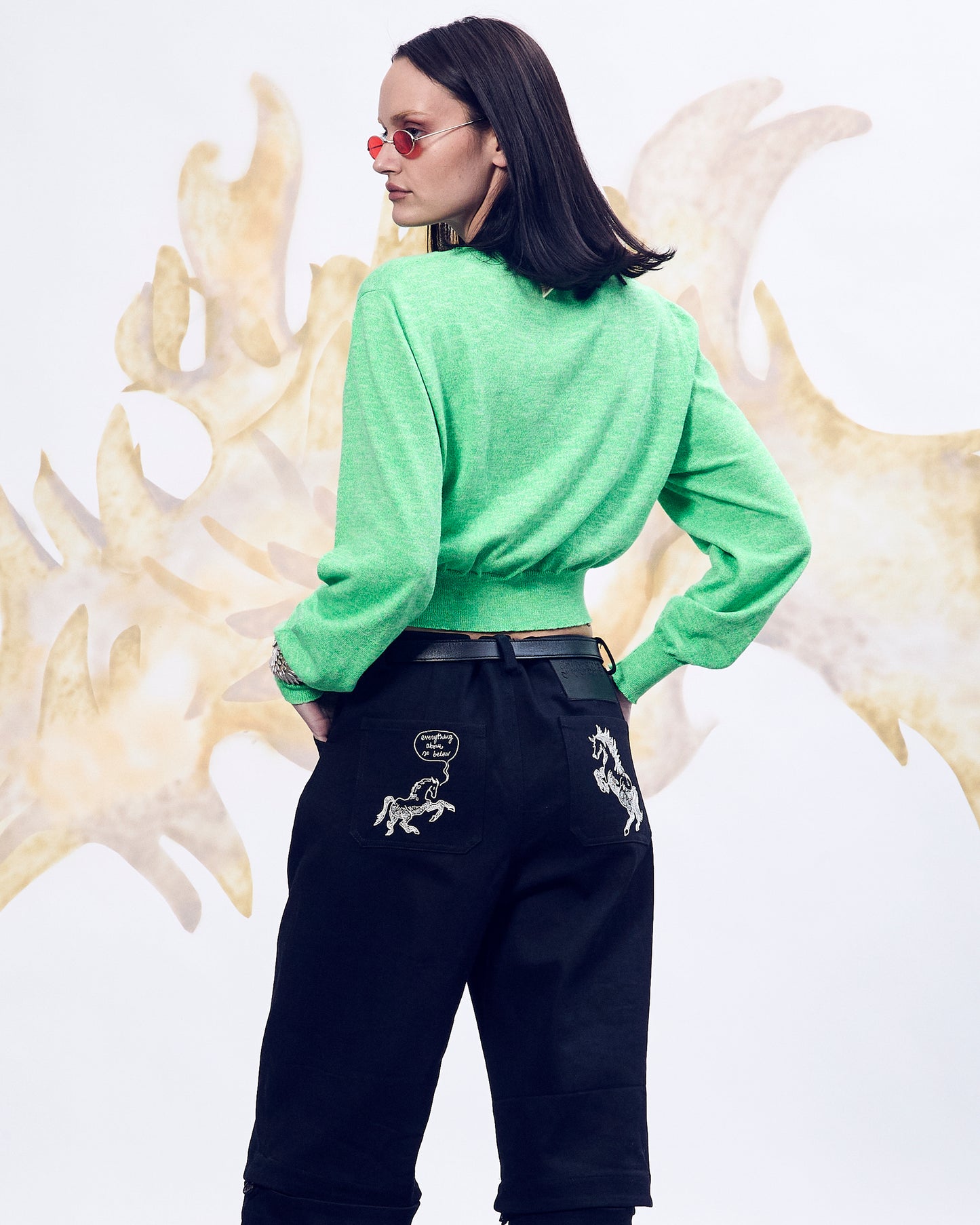 Detachable leg 'Alchemy' trousers