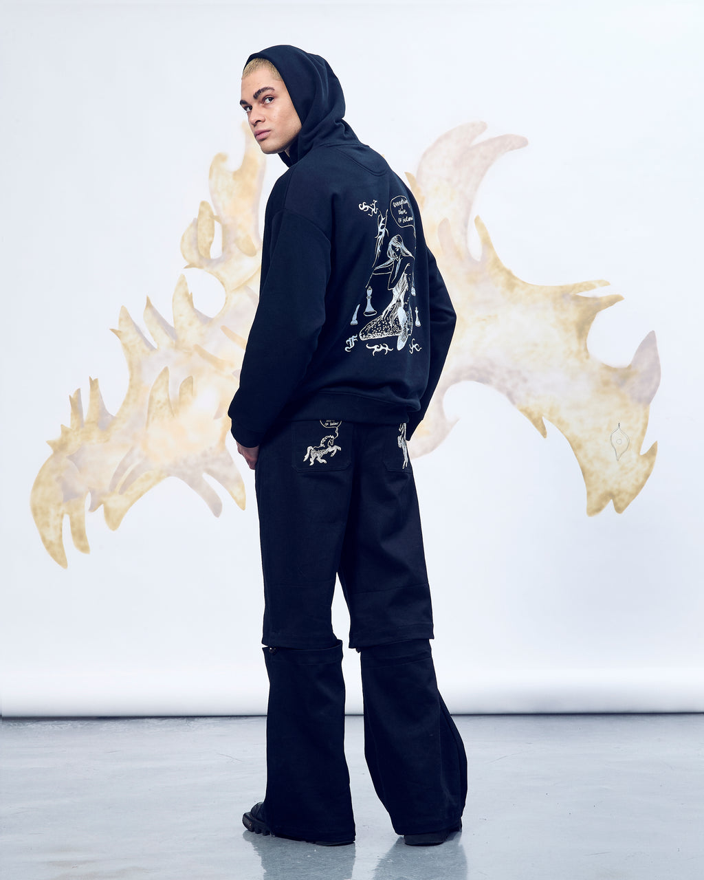 Detachable leg 'Alchemy' trousers