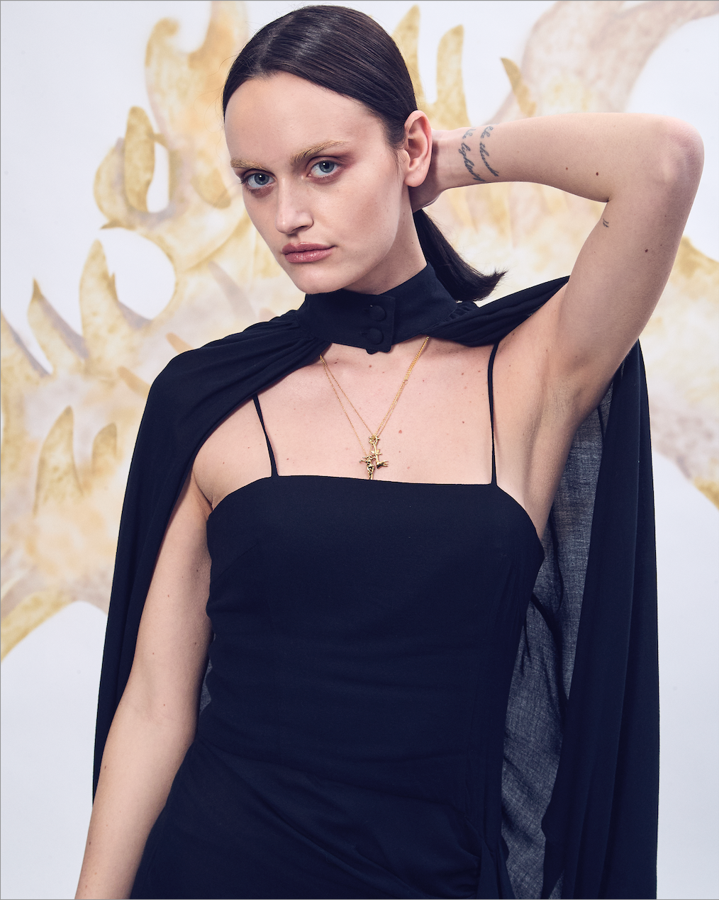 Golden Mandrake collier