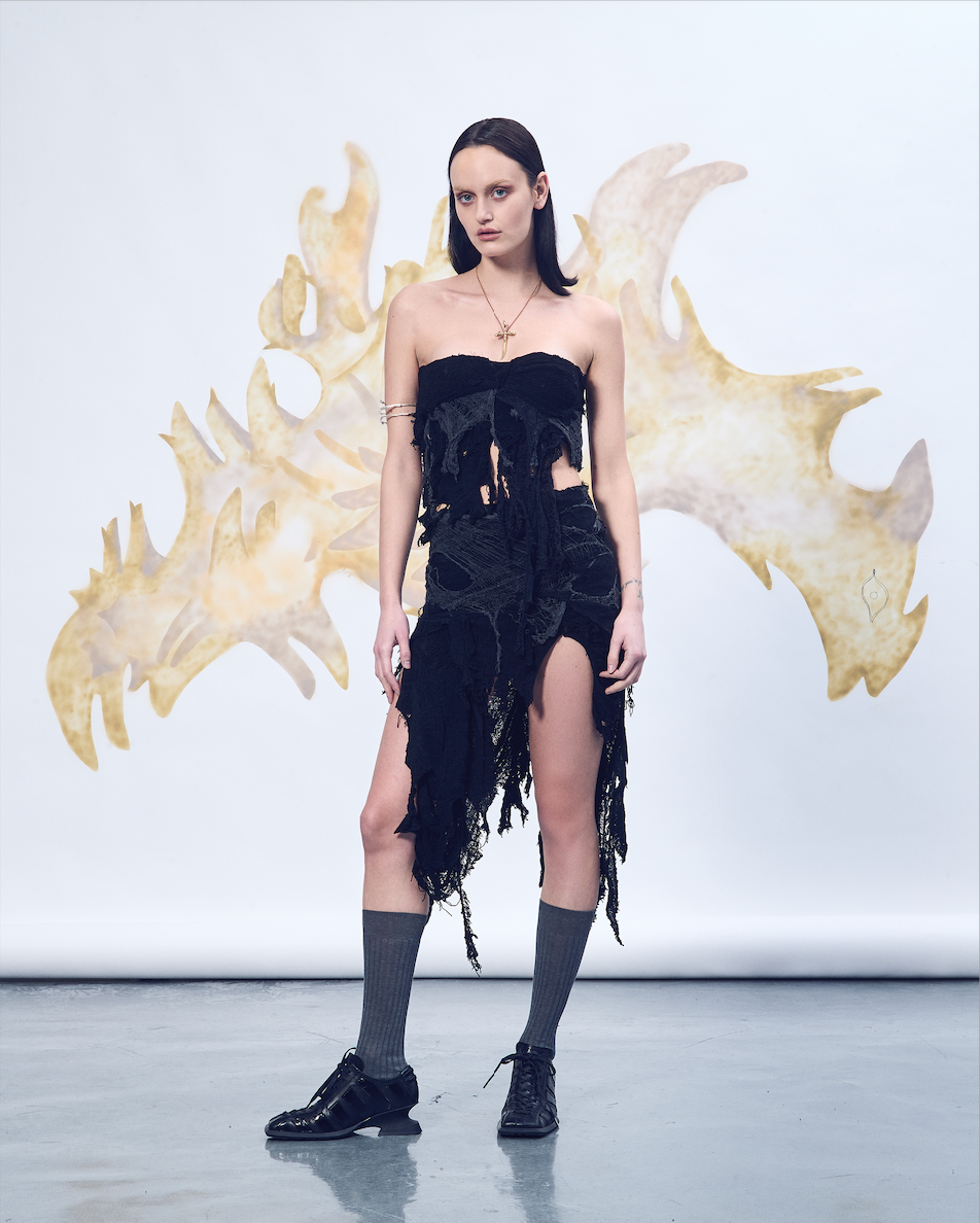 Golden Sword necklace-belt