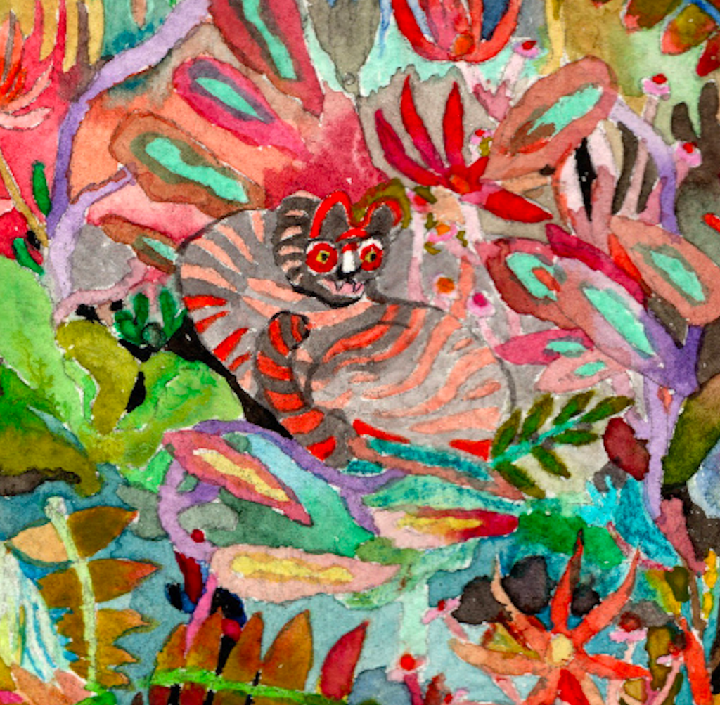 Psychedelic forest - Art Canvas 40x60 cm / 16x24″