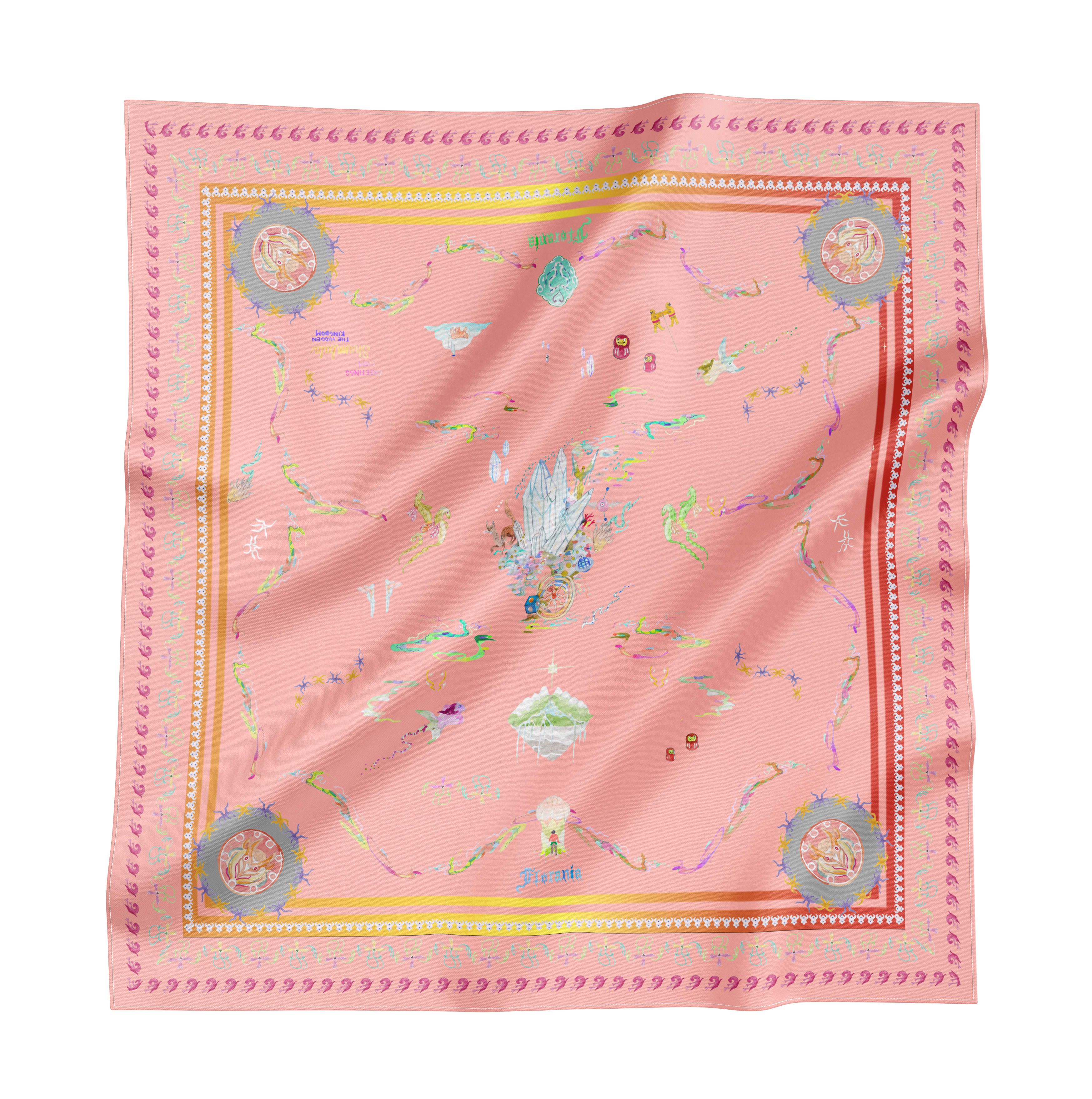 Imaginary Souvenirs Silk foulard