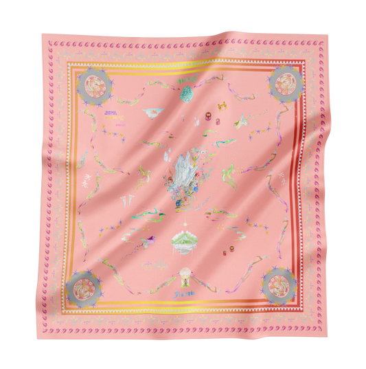 Imaginary Souvenirs Silk foulard