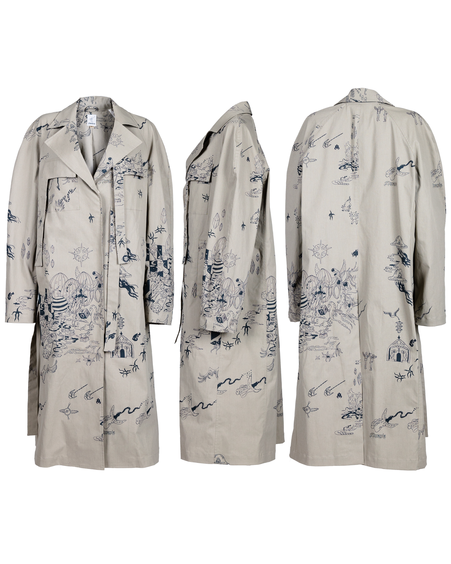 Sci-fi Oversized trenchcoat