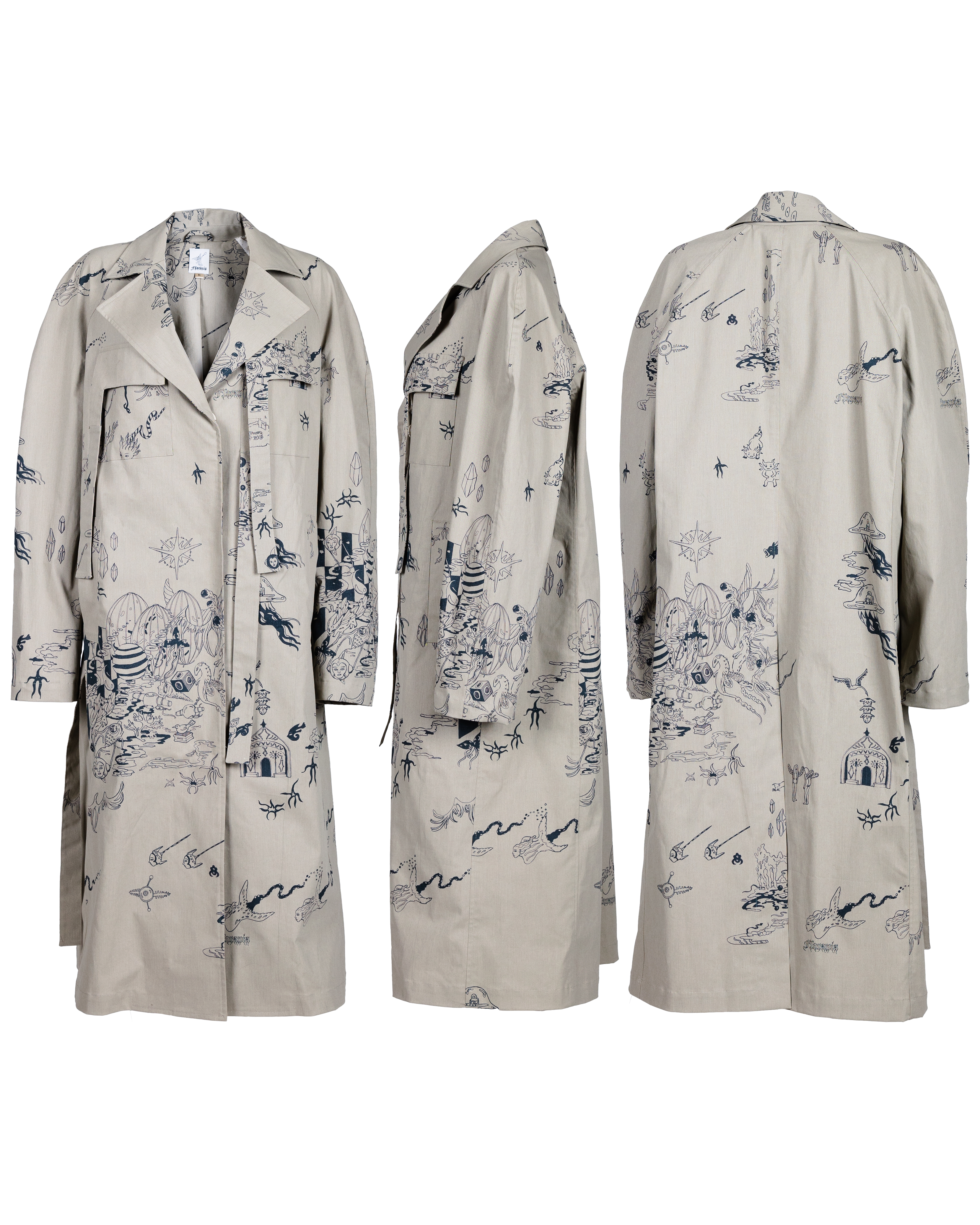 Sci-fi Oversized trenchcoat