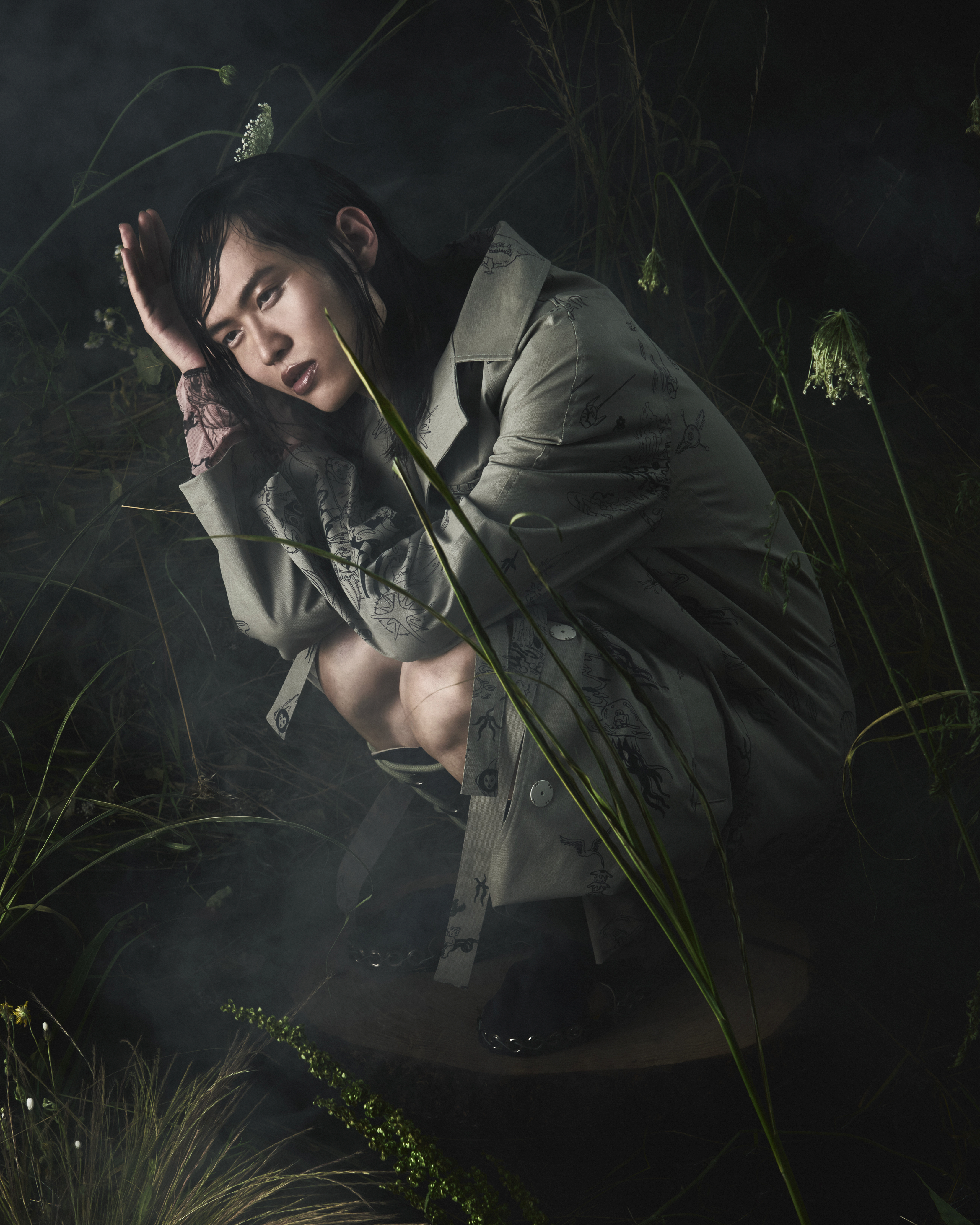 Sci-fi Oversized trenchcoat