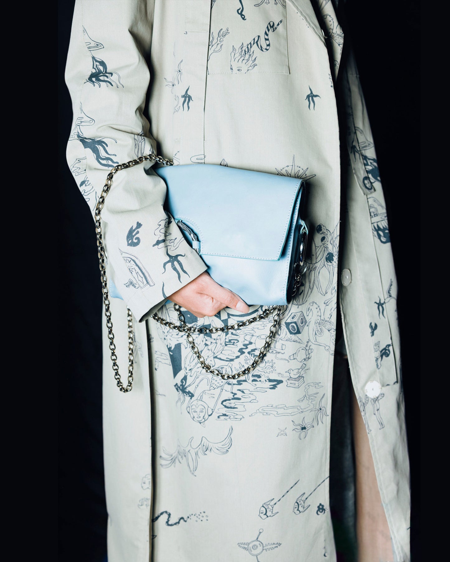 Sci-fi Oversized trenchcoat