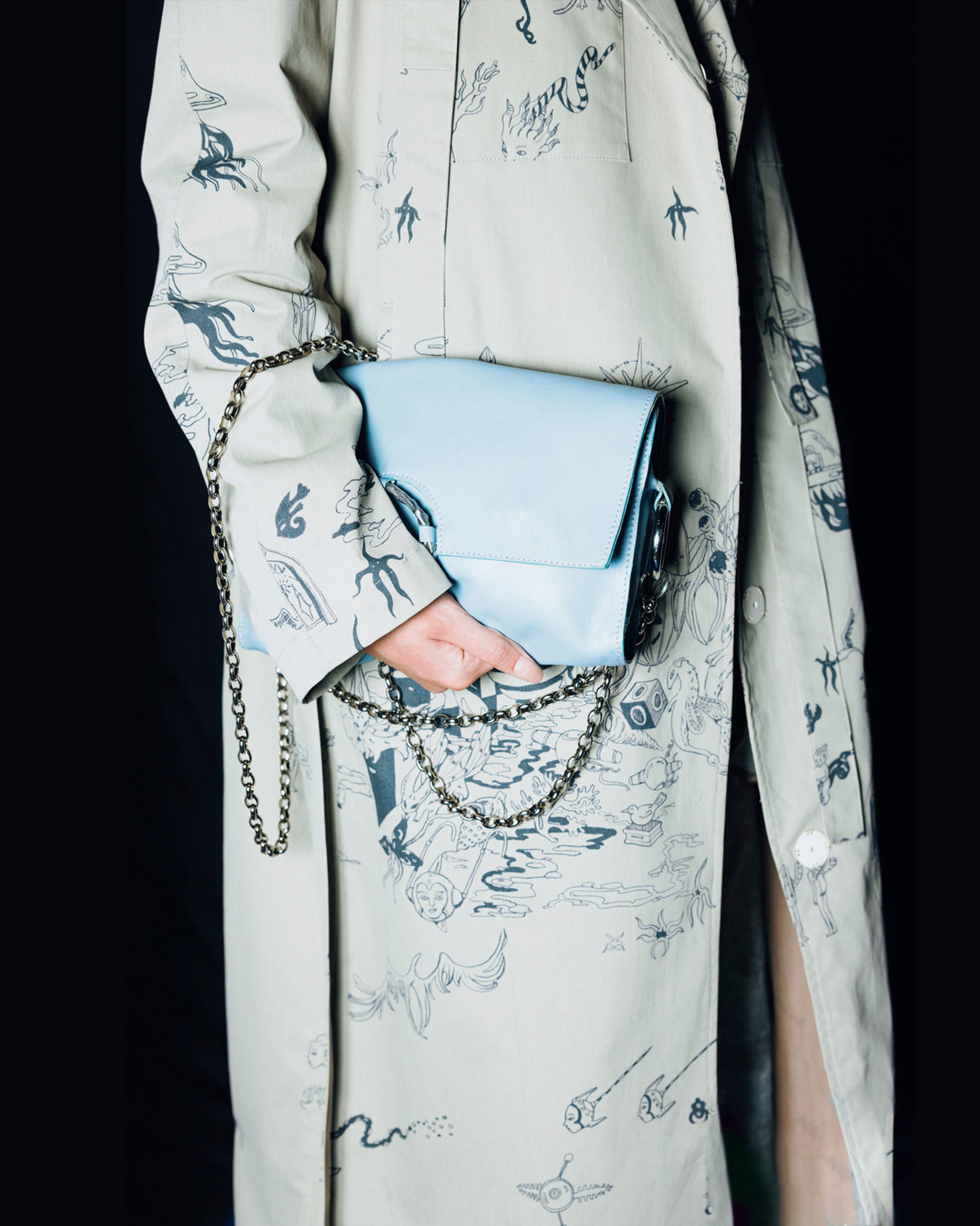 Sci-fi Oversized trenchcoat