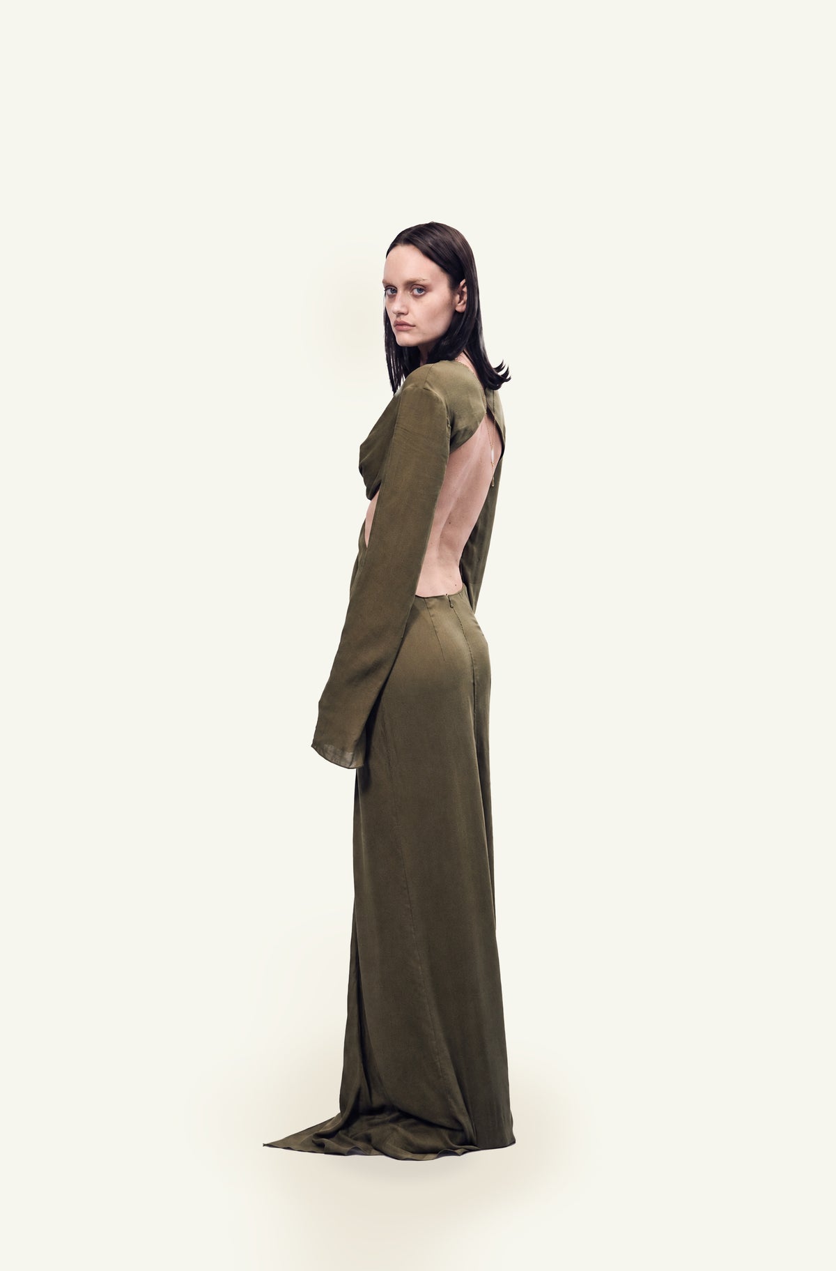 Olive knot dress