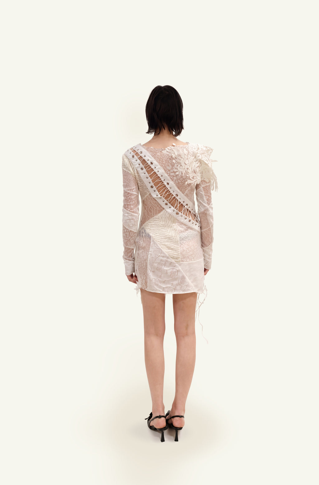 Lily white lace dress