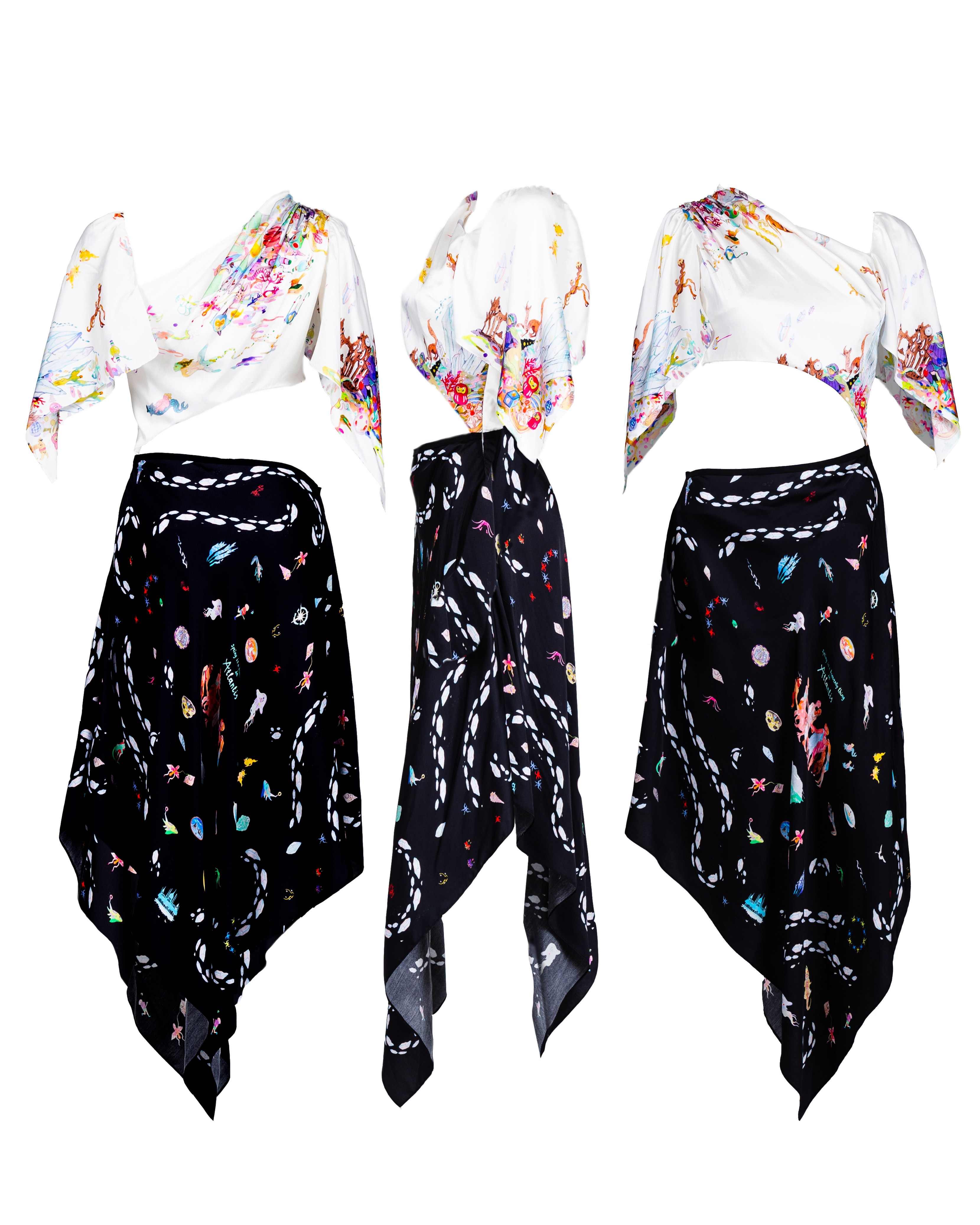 Foulard dress