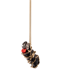 Gold-pleated lighter holder