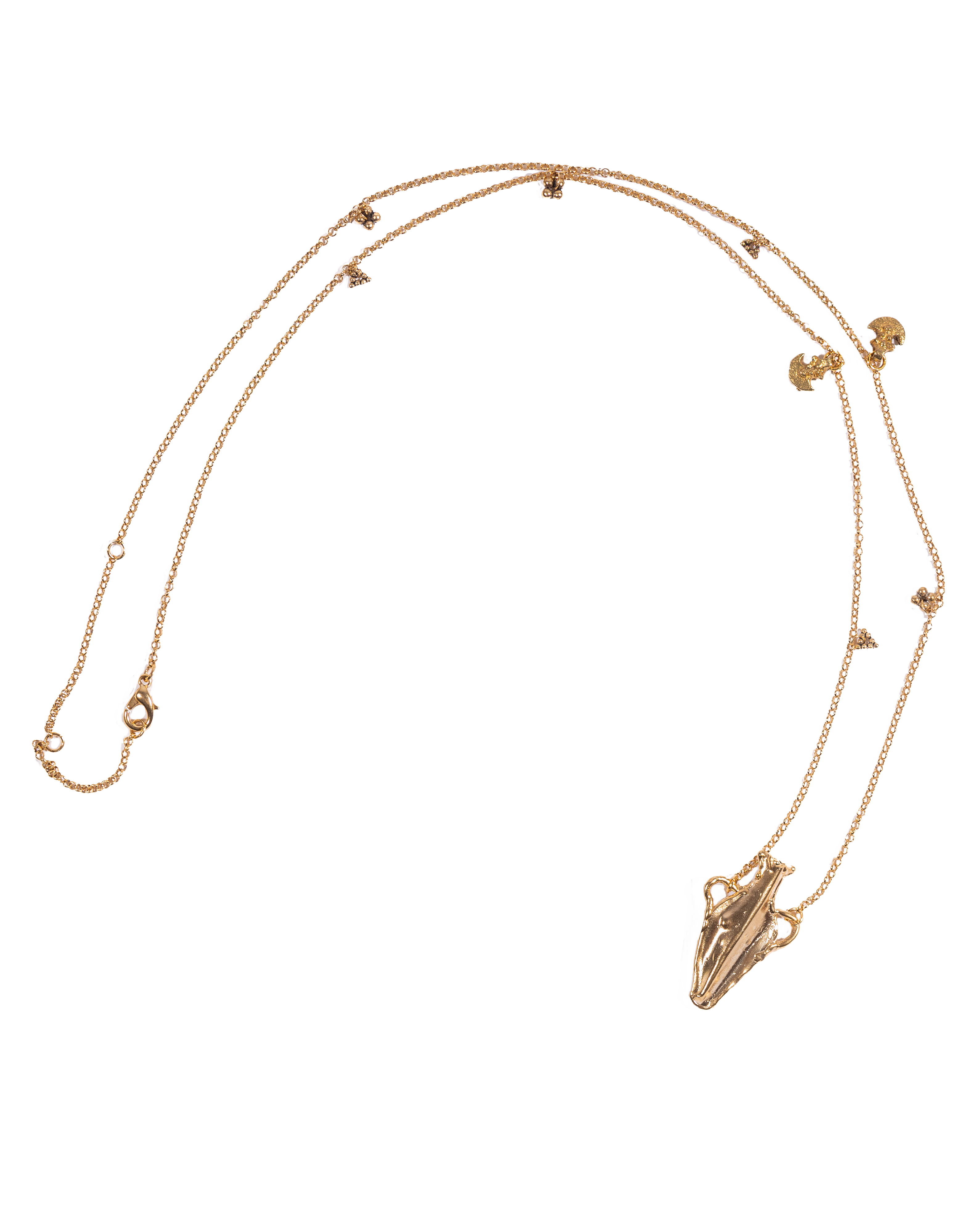 Golden Amphora necklace - belt