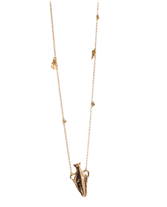 Golden Amphora necklace - belt