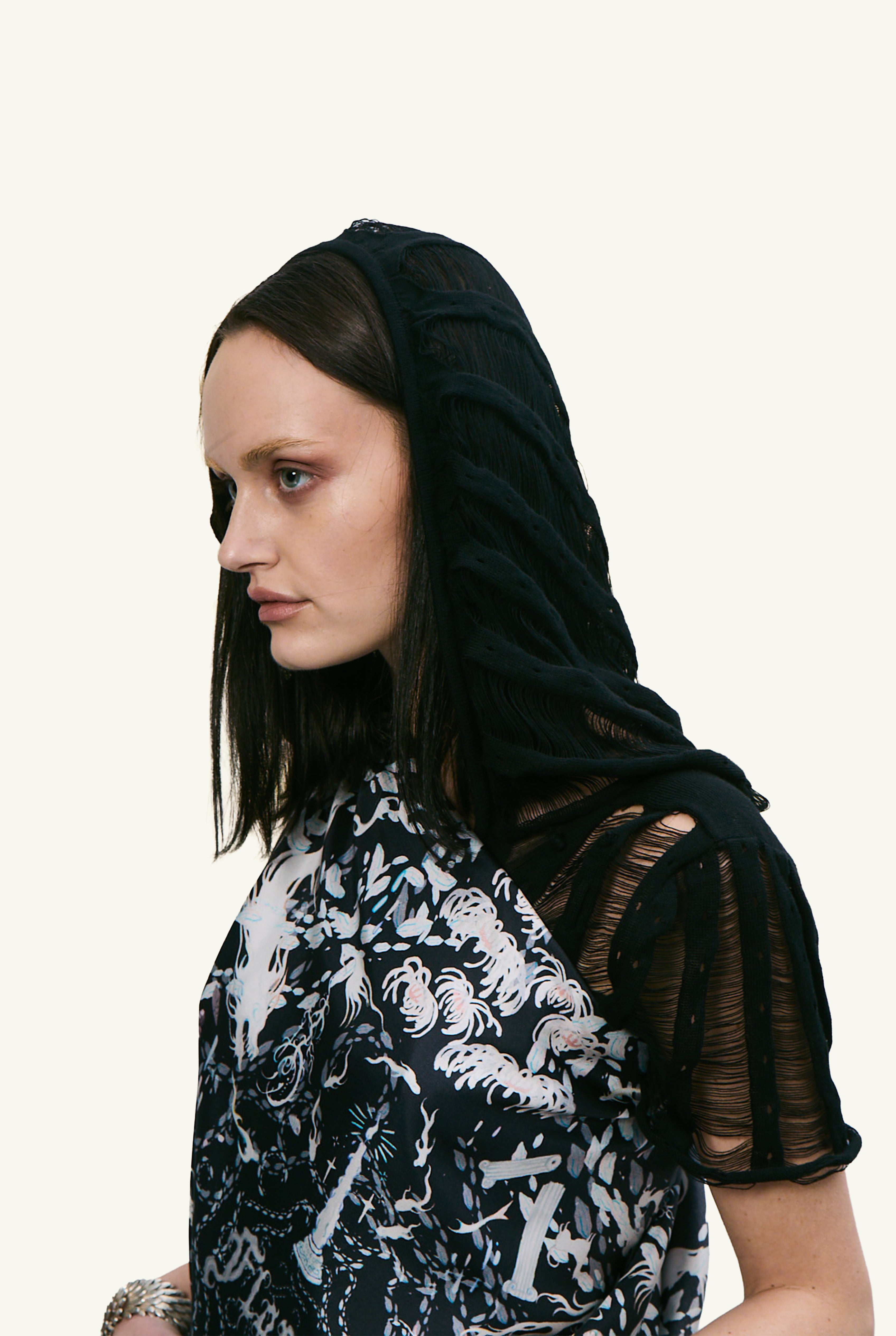 Tattoos organic silk foulard