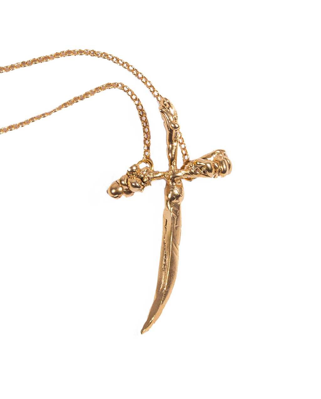 Golden Sword necklace-belt