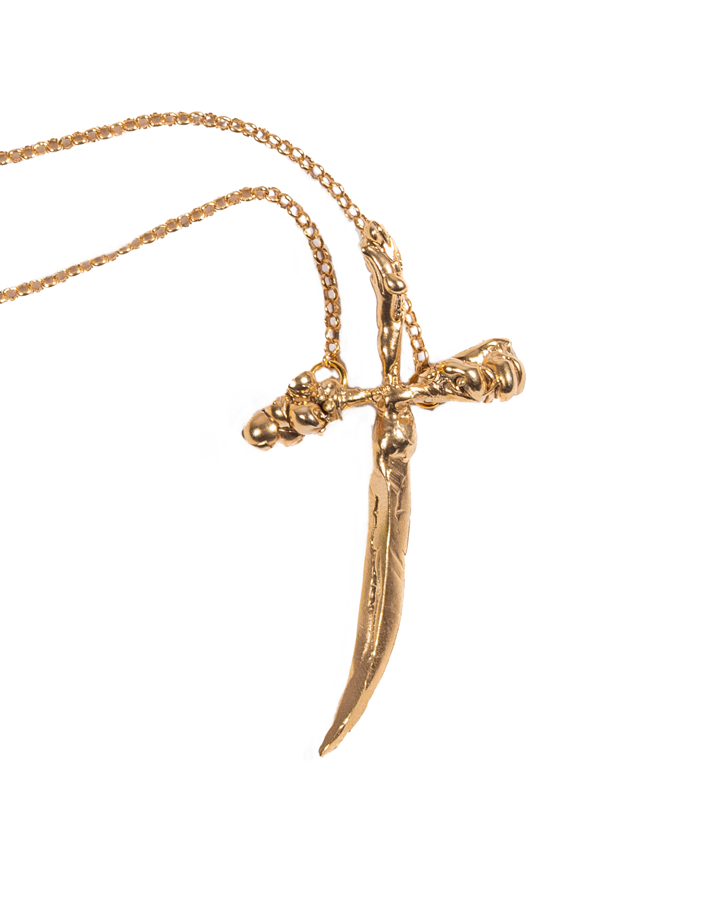 Golden Sword necklace-belt
