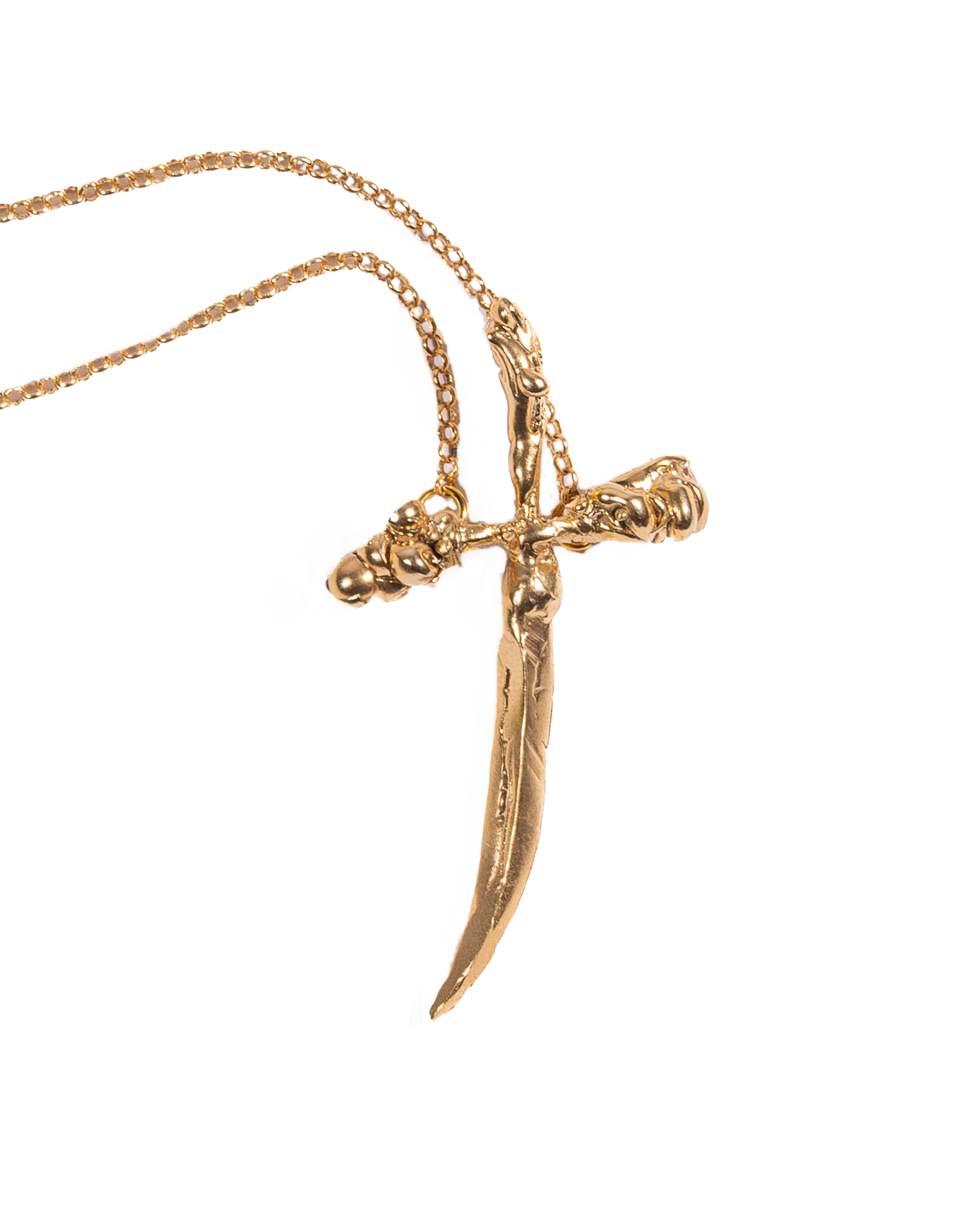 Golden Sword necklace-belt