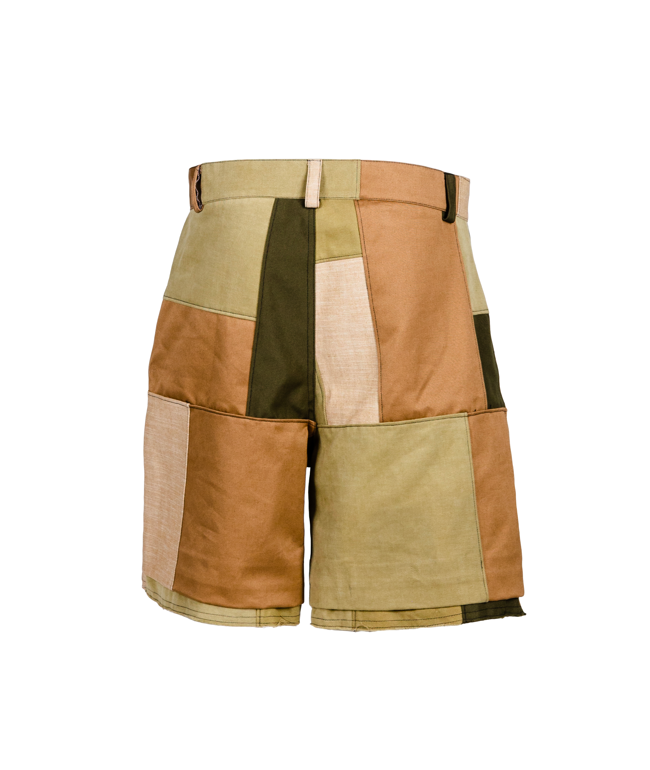 Solarpunk beige shorts