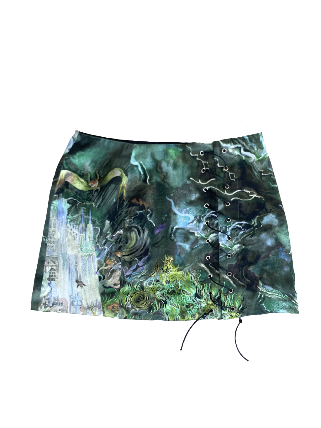 Rider reversible mini skirt